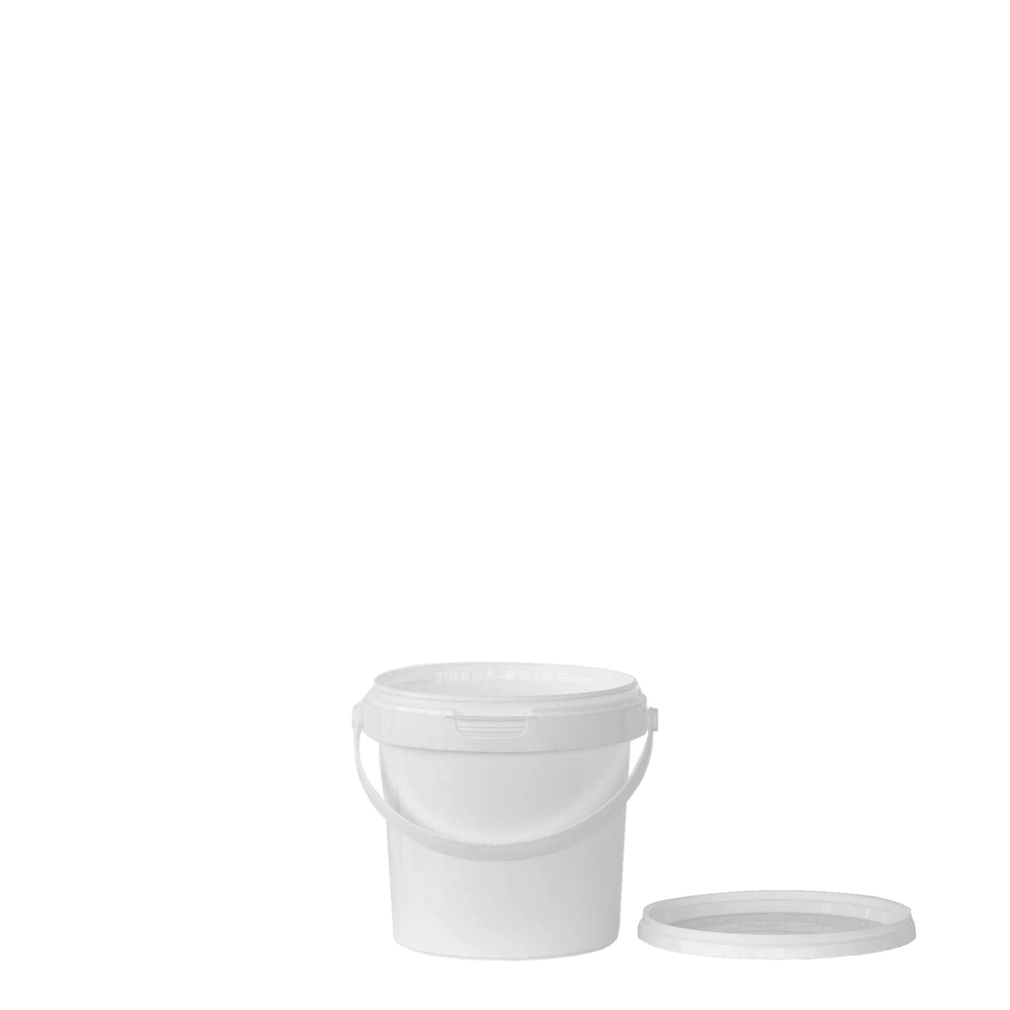 0,6 l vedro, PP-plastika, belo 0,6 l vedro, PP-plastika, belo