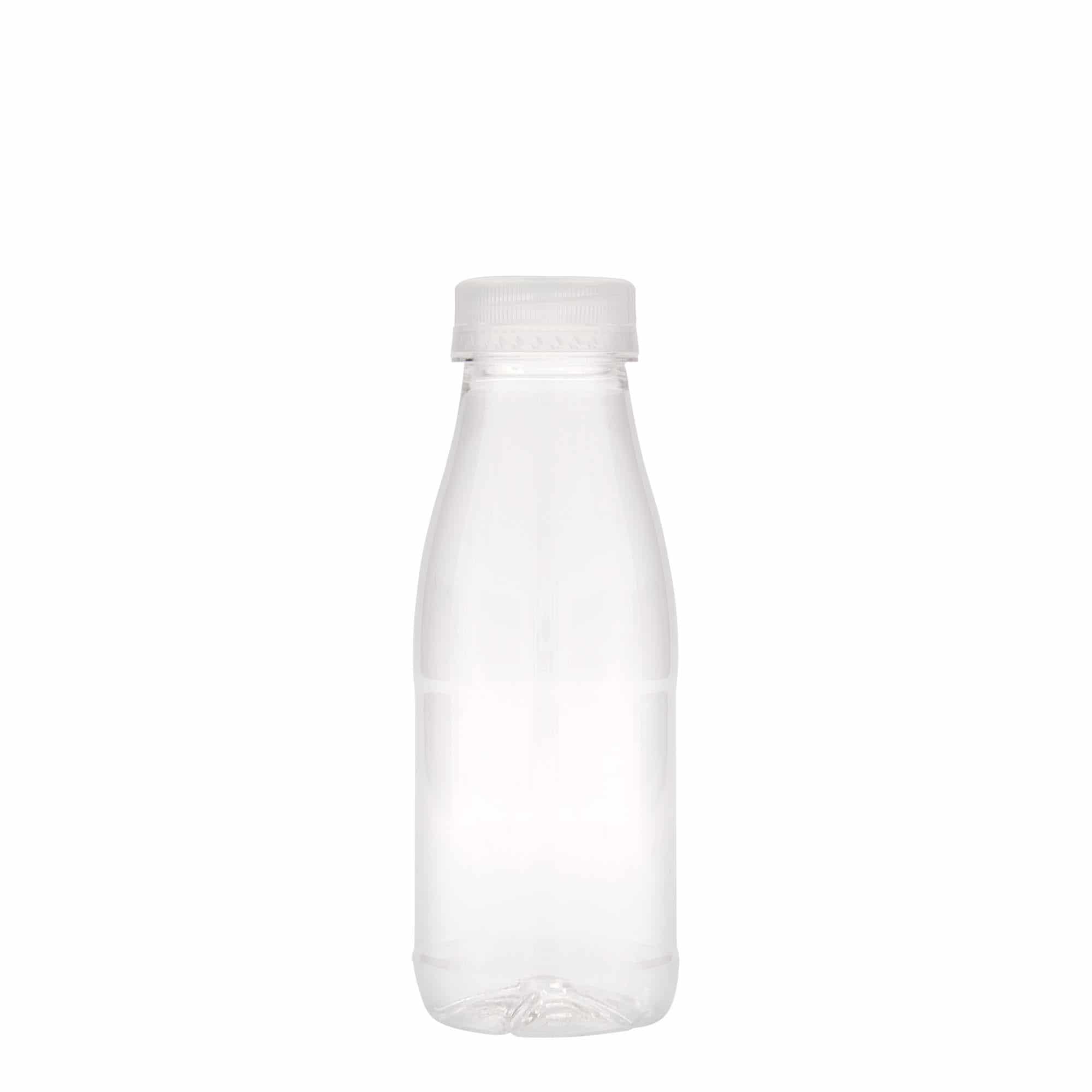 330 ml steklenica iz PET plastike »Milk and Juice«, plastika, ustje: 38 mm