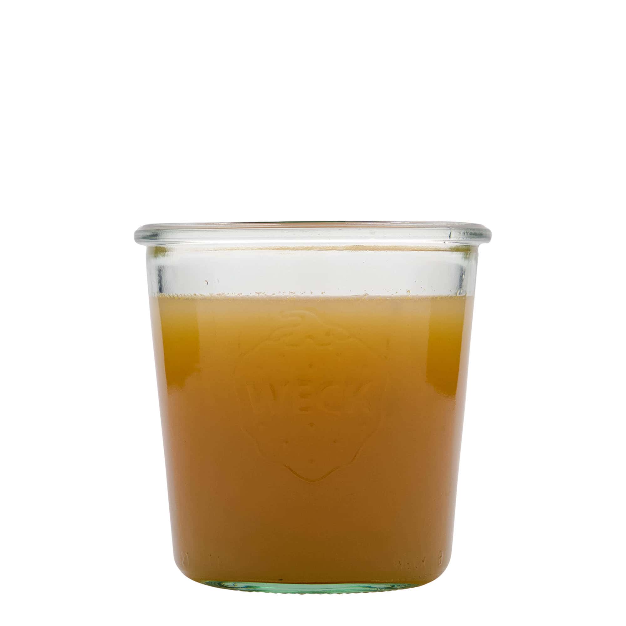 580 ml stekleni kozarec WECK, ustje: Okrogel rob