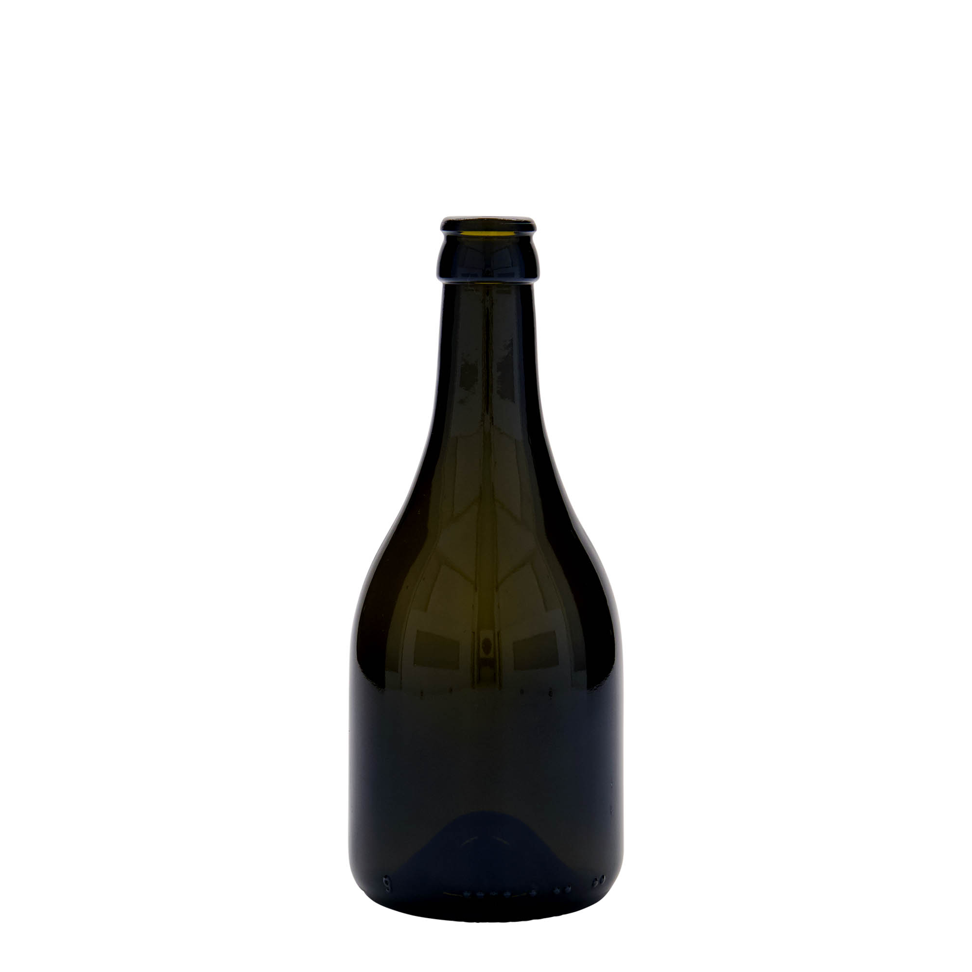 330 ml steklenica za pivo 'Horta', steklo, starinsko zelena, odprtina: kronkapa
