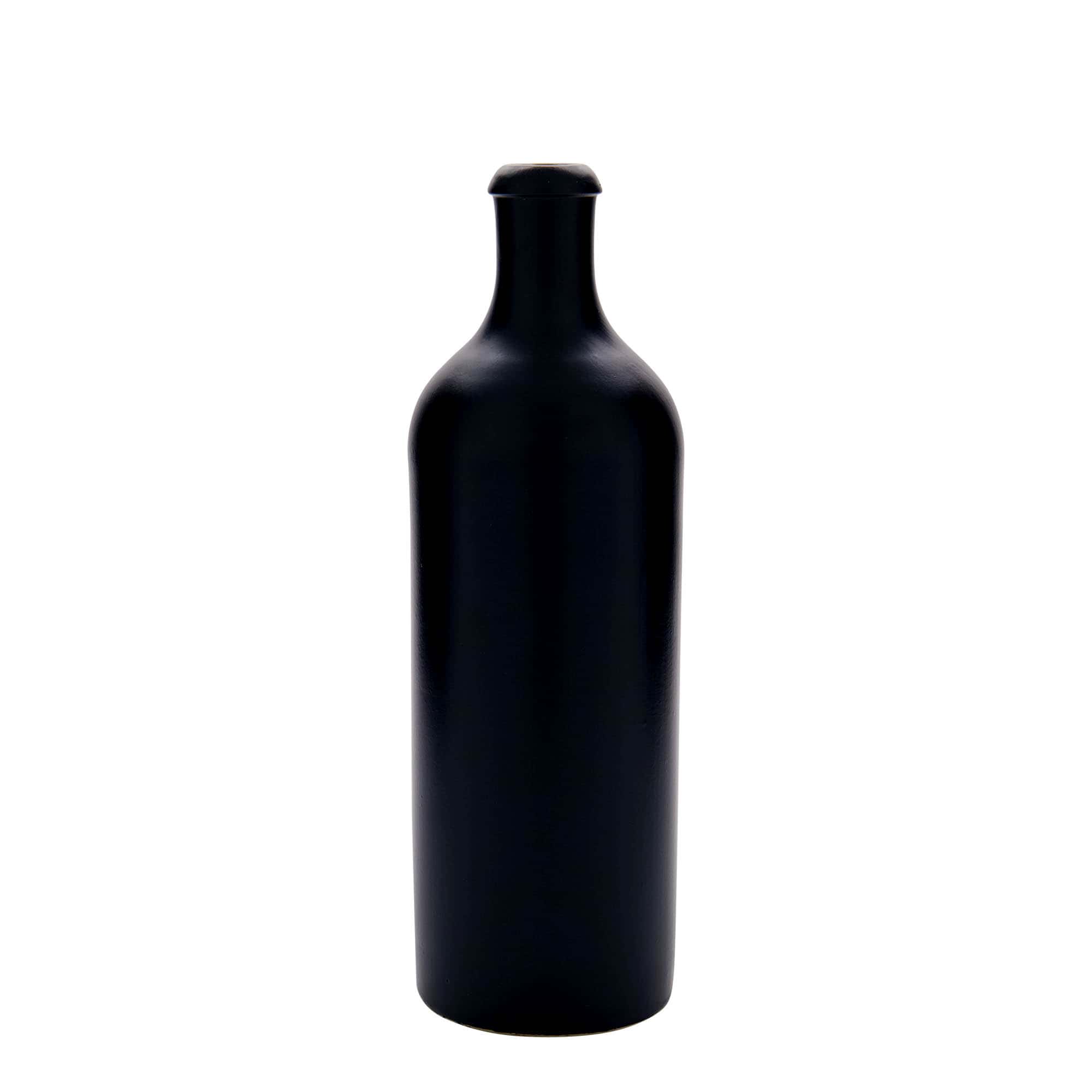 750 ml lončeni vrč, lončevina, črna, motiv: pluta 750 ml lončeni vrč, lončevina, črna, motiv: pluta