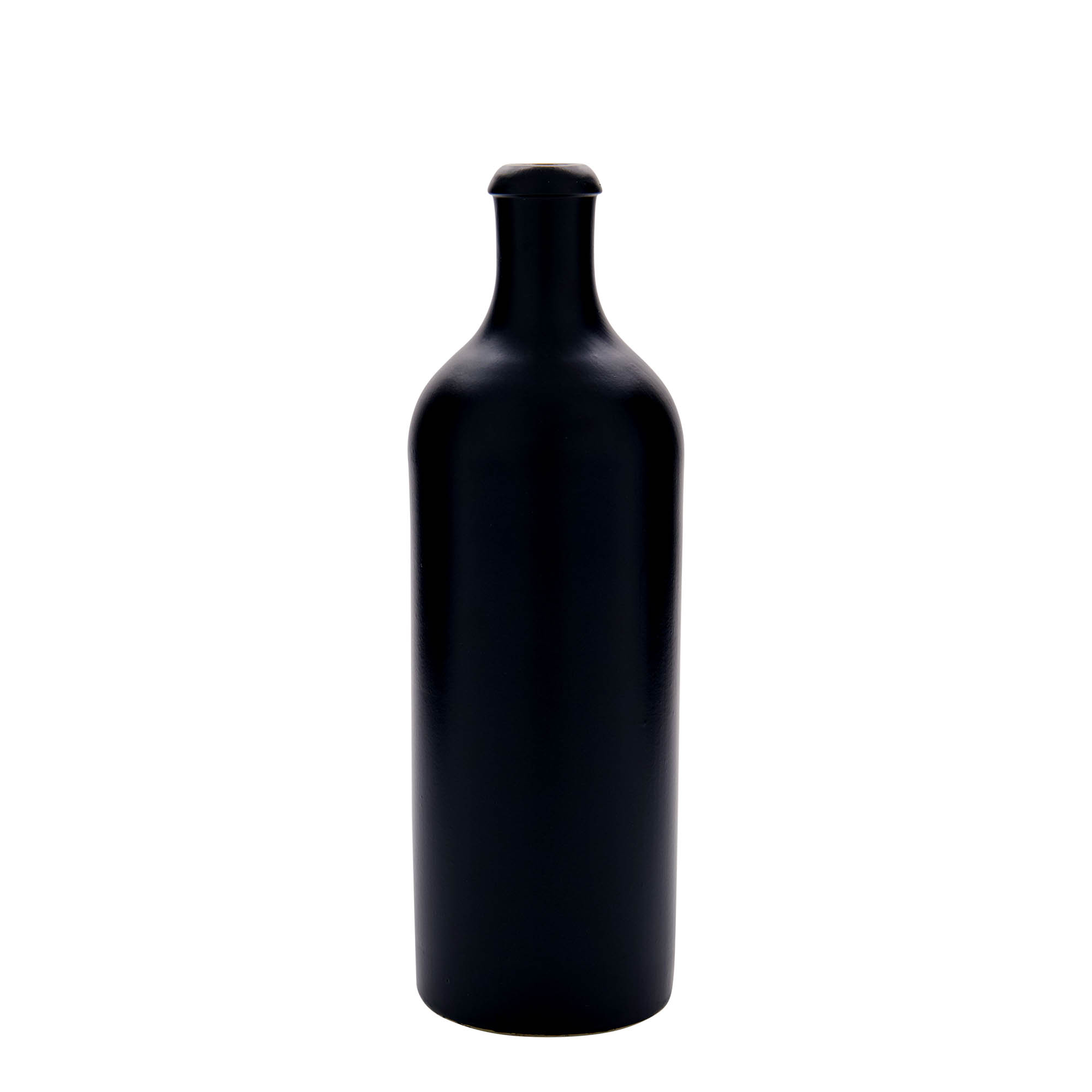 750 ml glineni vrč, kamnina, črn, odprtina: pluta
