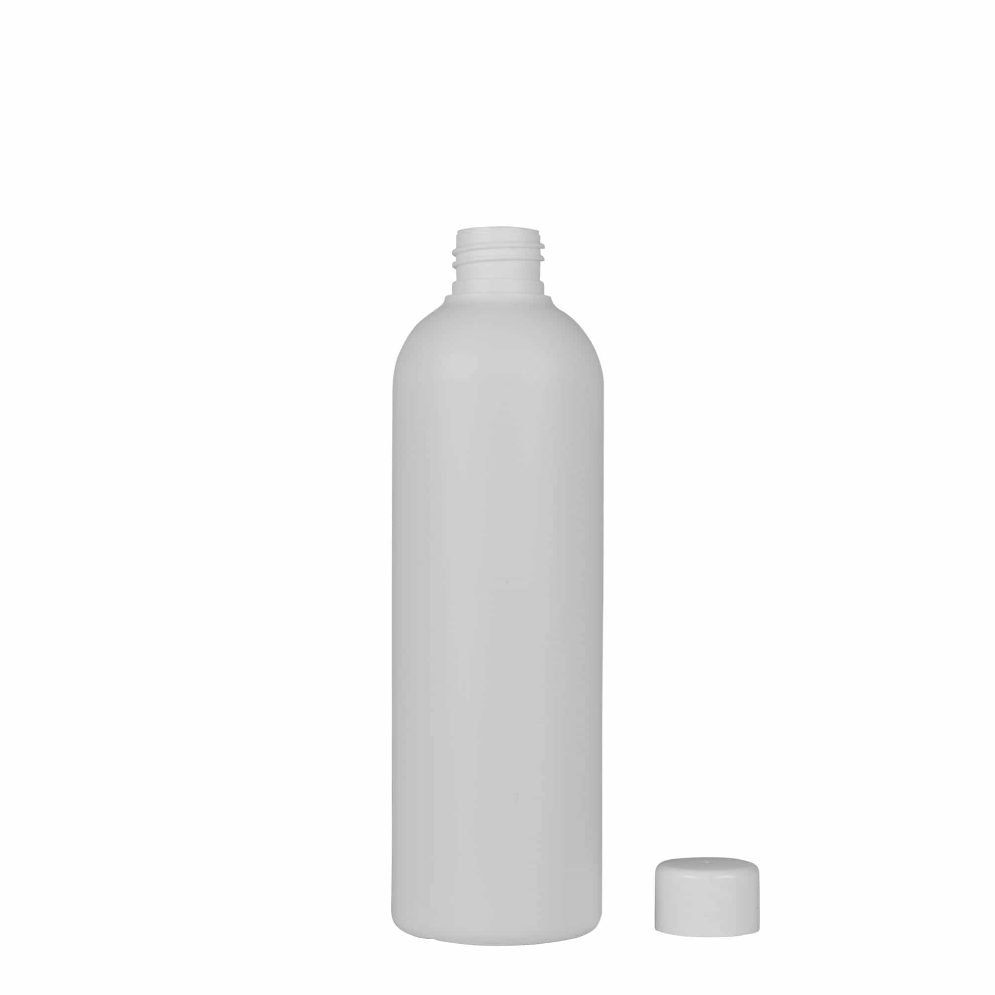 300 ml plastična steklenica »Tuffy«, HDPE, bela, ustje: GPI 24/410