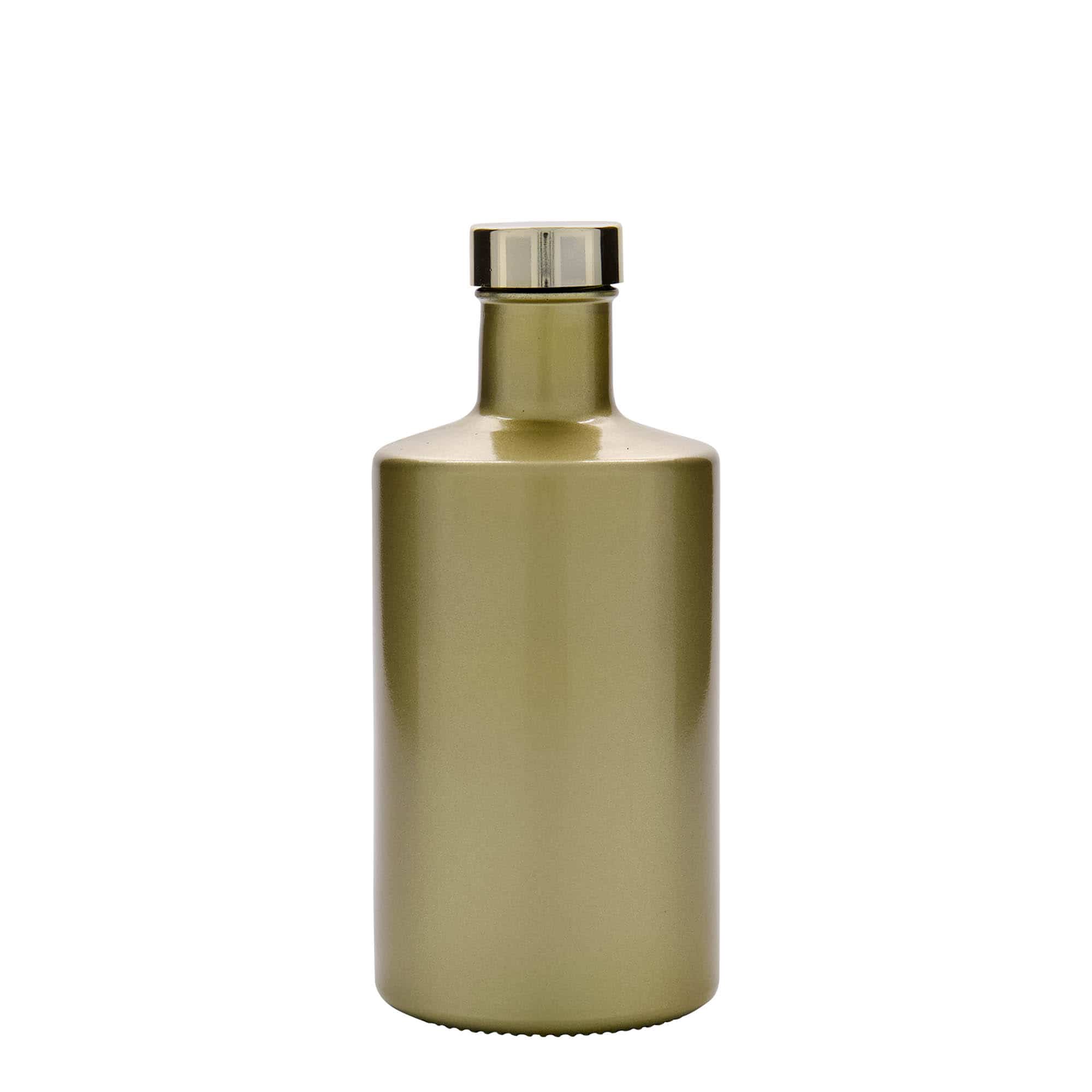 500 ml steklena steklenica »Caroline«, zlata, ustje: GPI 33