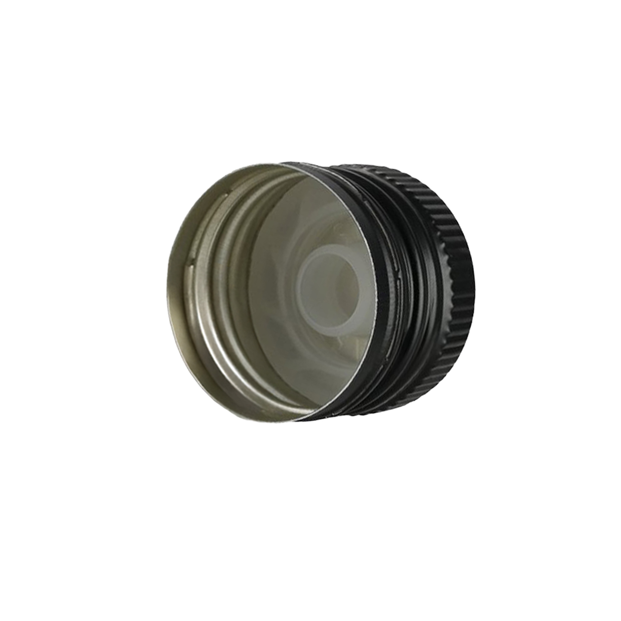 Zakrka s točilnim izlivom, kovina-plastika, črna, za odprtino: PP 31,5 Zakrka s točilnim izlivom, kovina-plastika, črna, za odprtino: PP 31,5