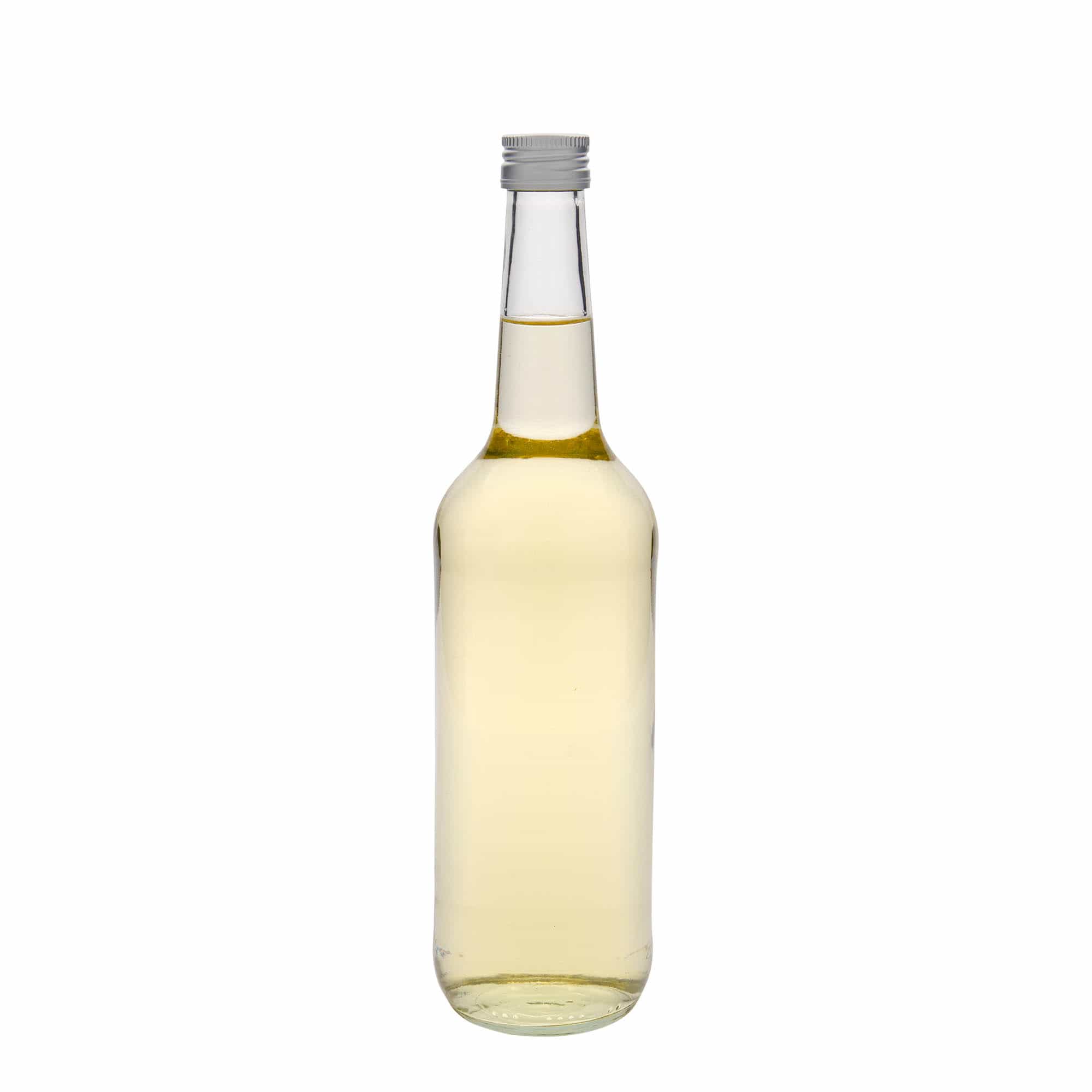 700 ml steklena steklenica z ravnim vratom, odprtina: PP 28