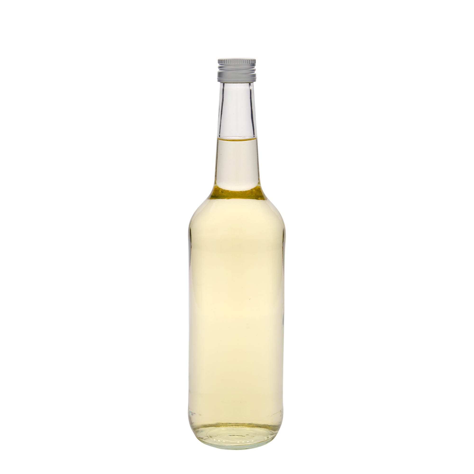 700 ml steklena steklenica z ravnim vratom, odprtina: PP 28