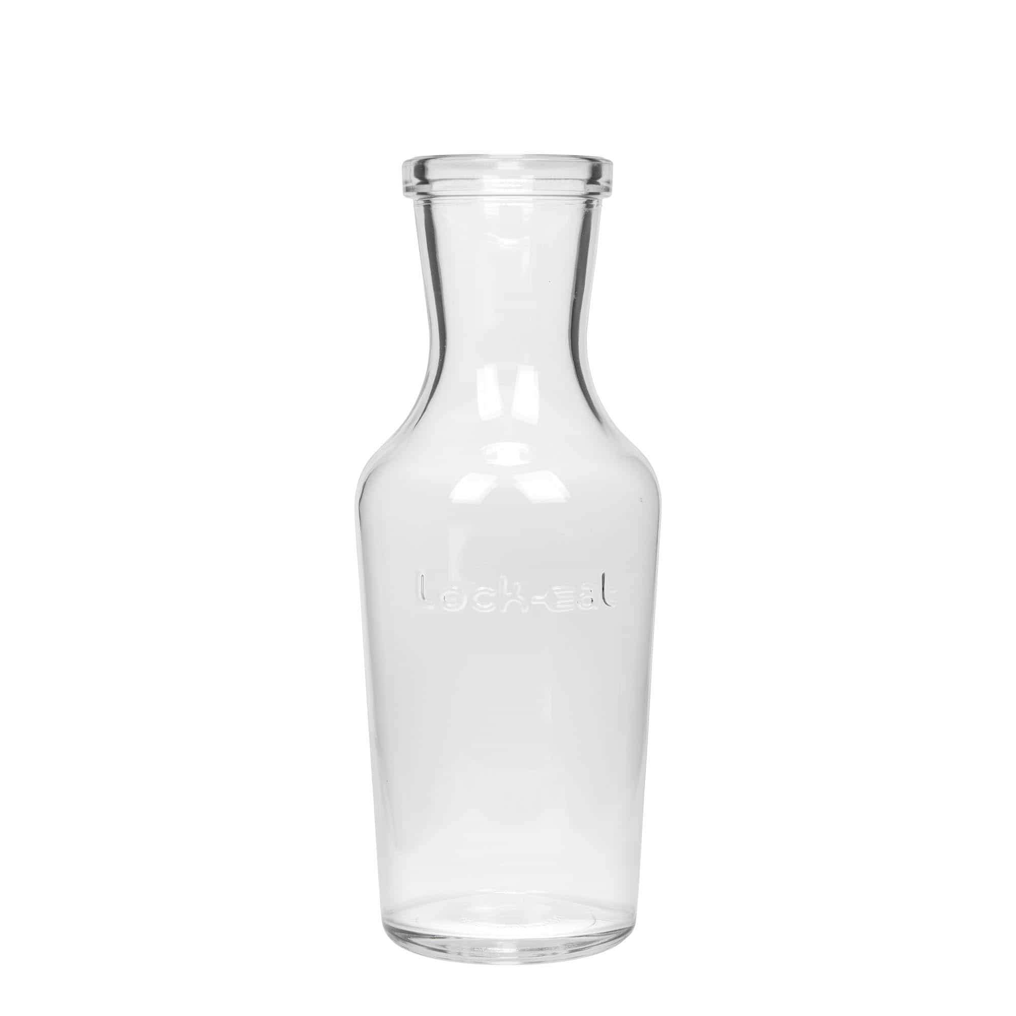 1000 ml steklena karafa »Lock-Eat«, ustje: zamašek s tesnilom s patentom