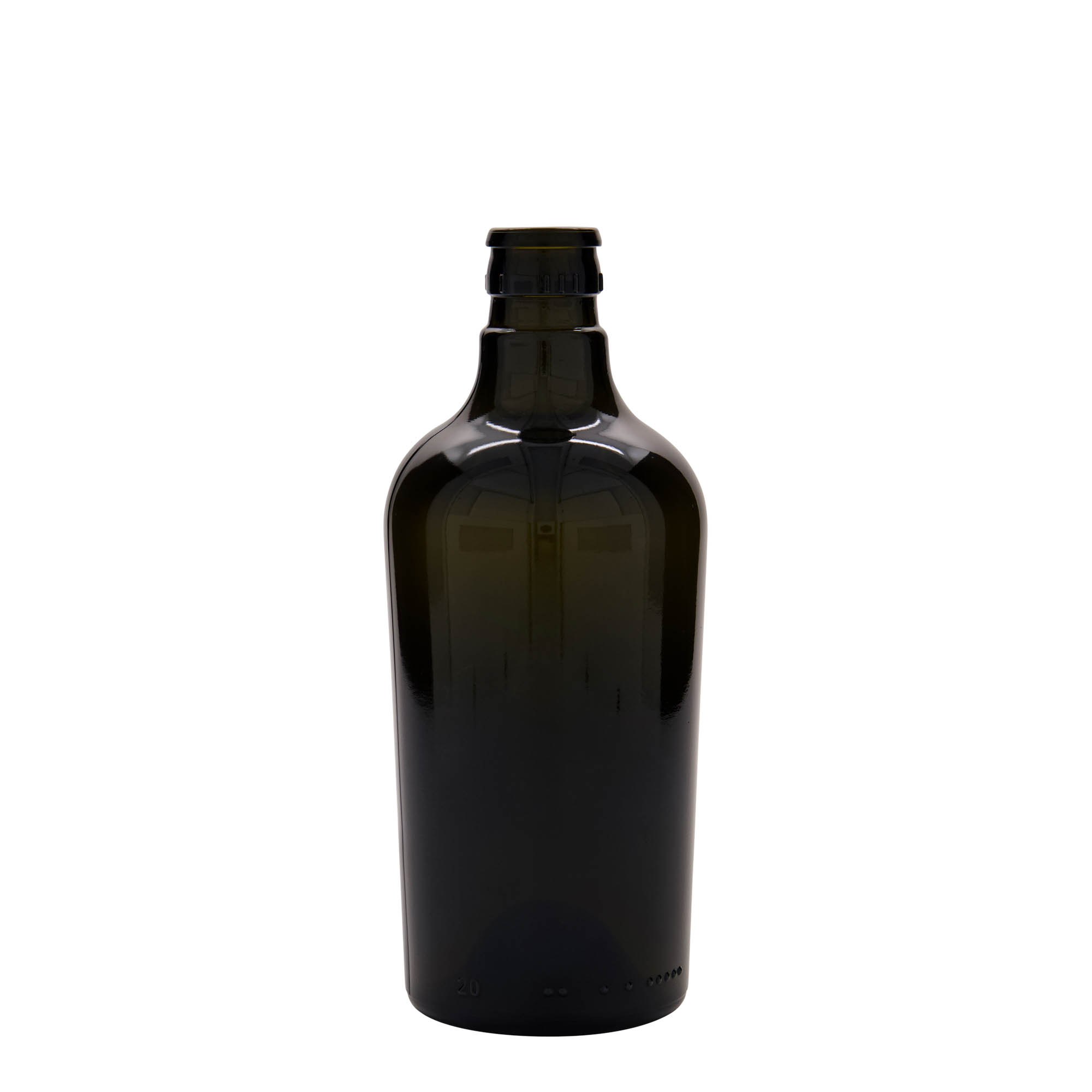 500 ml steklenica za kis/oljčno olje 'Oleum', steklo, antikno zeleno, odprtina: DOP 500 ml steklenica za kis/oljčno olje 'Oleum', steklo, antikno zeleno, odprtina: DOP