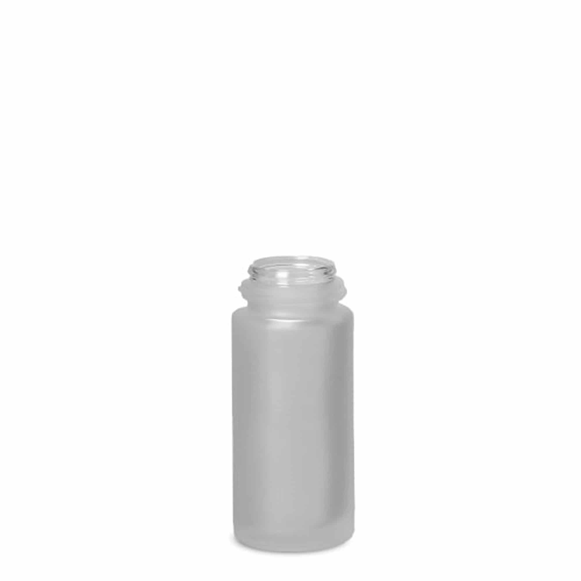 50 ml roll-on steklenička, steklo, zmrznjeno, odprtina: navojni pokrov