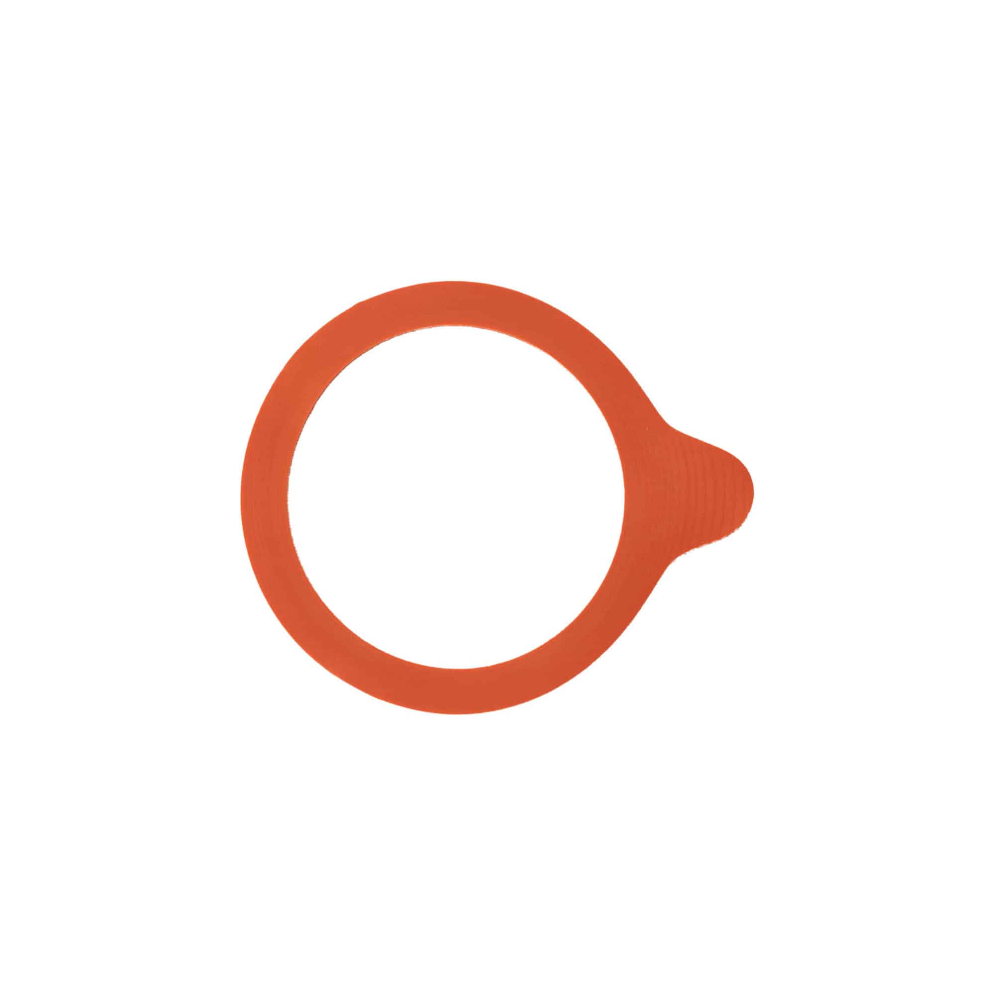 WECK-vročkovalni obroč RR60 #, rdeč, odprtina: okrogla roba