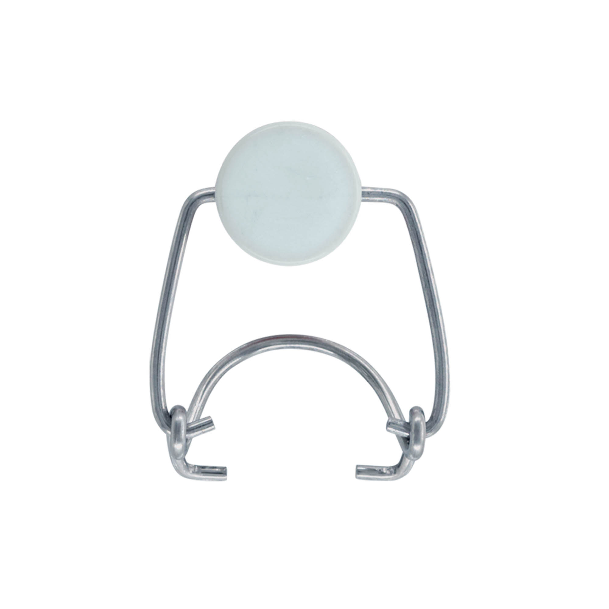 Standardna sponka #, plastika, rdeče-bela