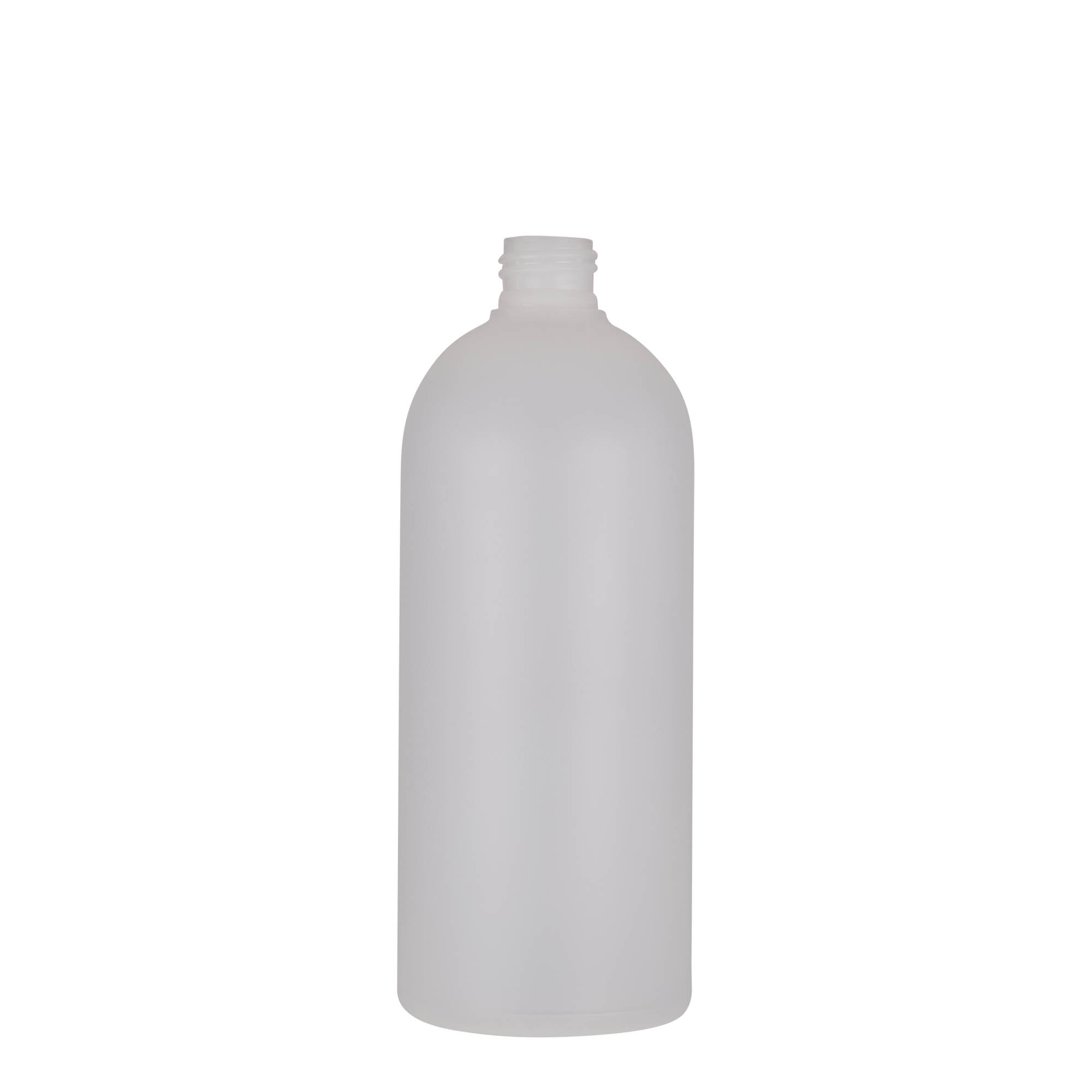 500 ml plastična steklenica 'Tuffy', HDPE, naravna, odprtina: 24/410 500 ml plastična steklenica 'Tuffy', HDPE, naravna, odprtina: 24/410