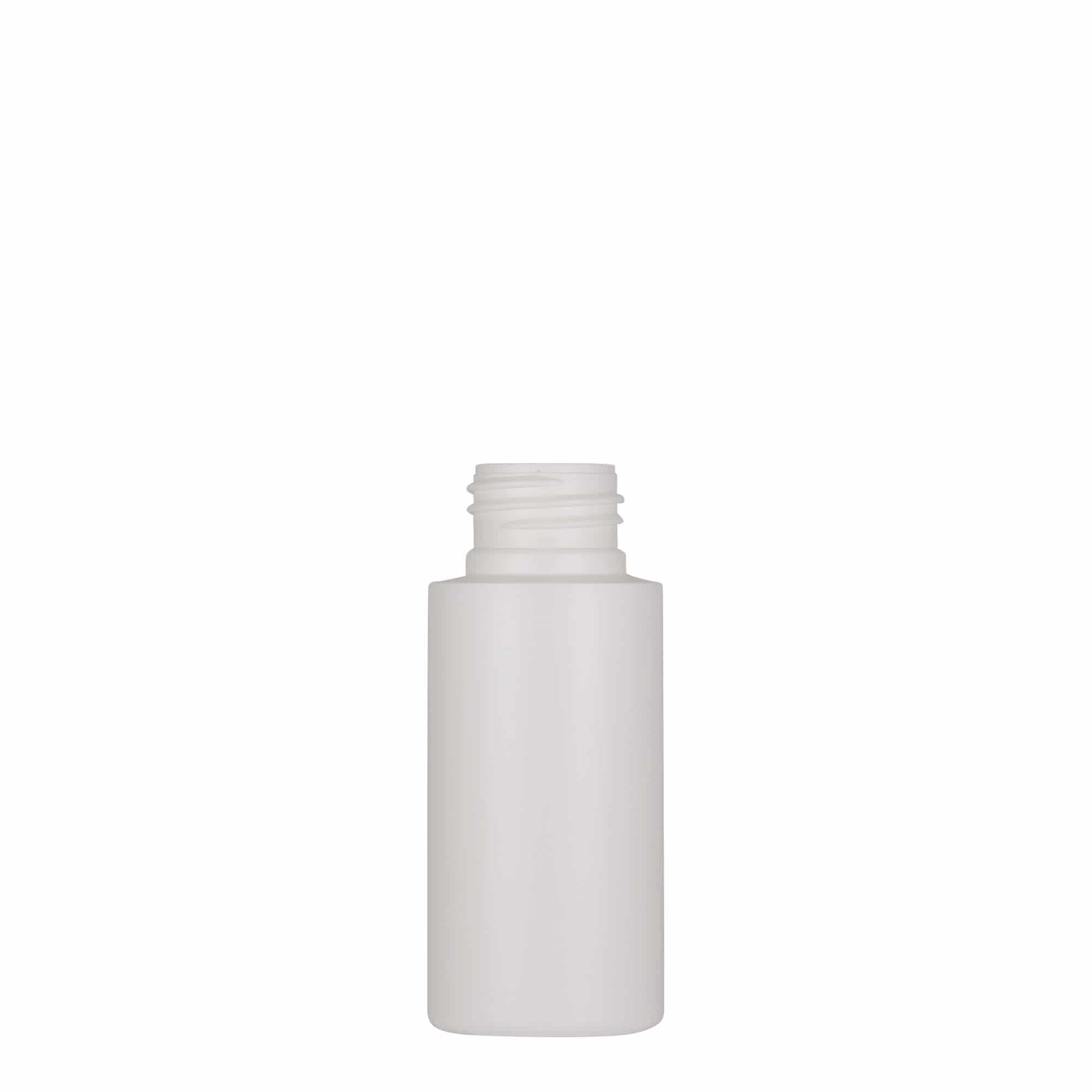 50 ml plastična steklenica »Pipe«, Green HDPE, bela, ustje: GPI 24/410 50 ml plastična steklenica »Pipe«, Green HDPE, bela, ustje: GPI 24/410