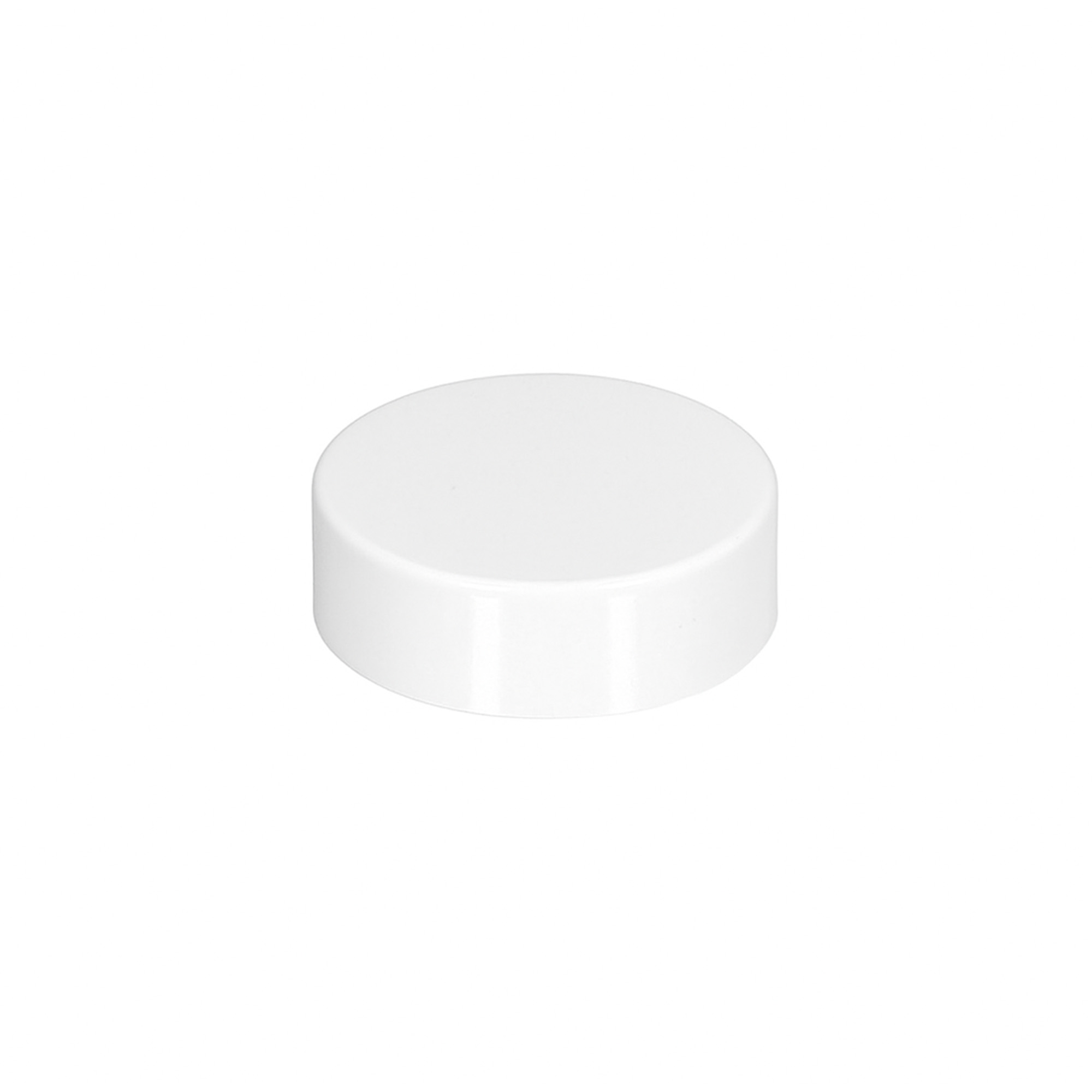 Zavitni pokrov za 30 ml 'Brown Line', PP, bel