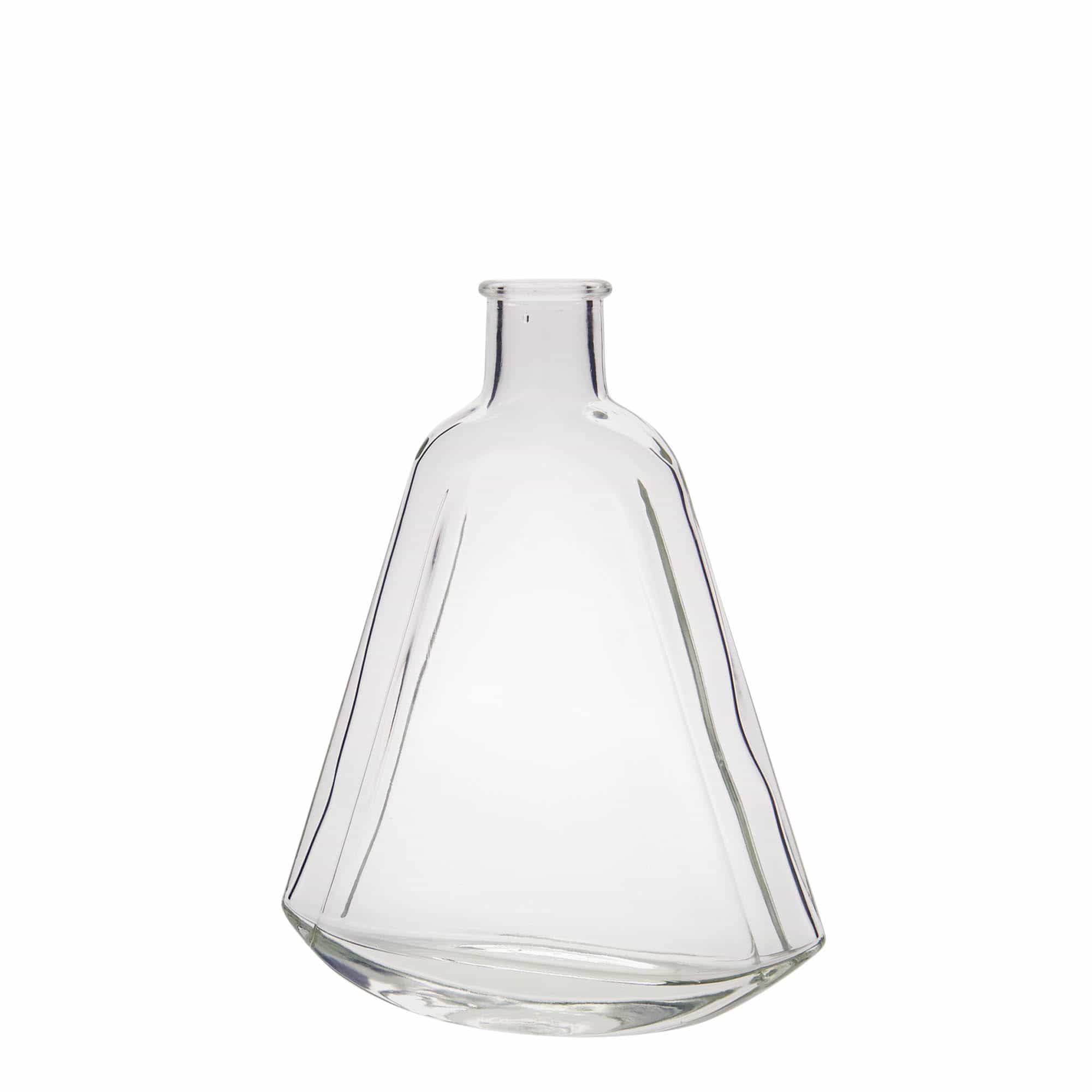 200 ml steklena steklenica »Maurizio«, ovalna, ustje: pluta