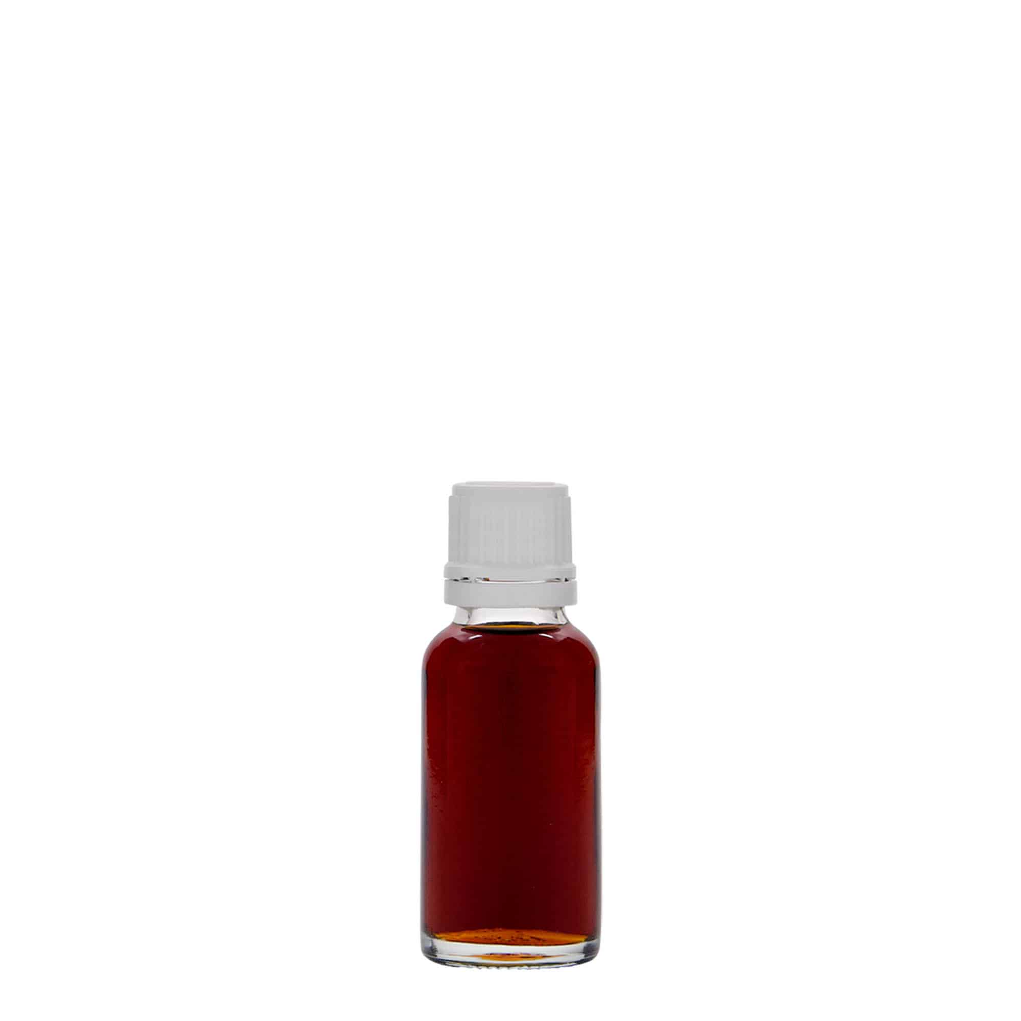 20 ml medicinska steklenička, steklo, odprtina: DIN 18
