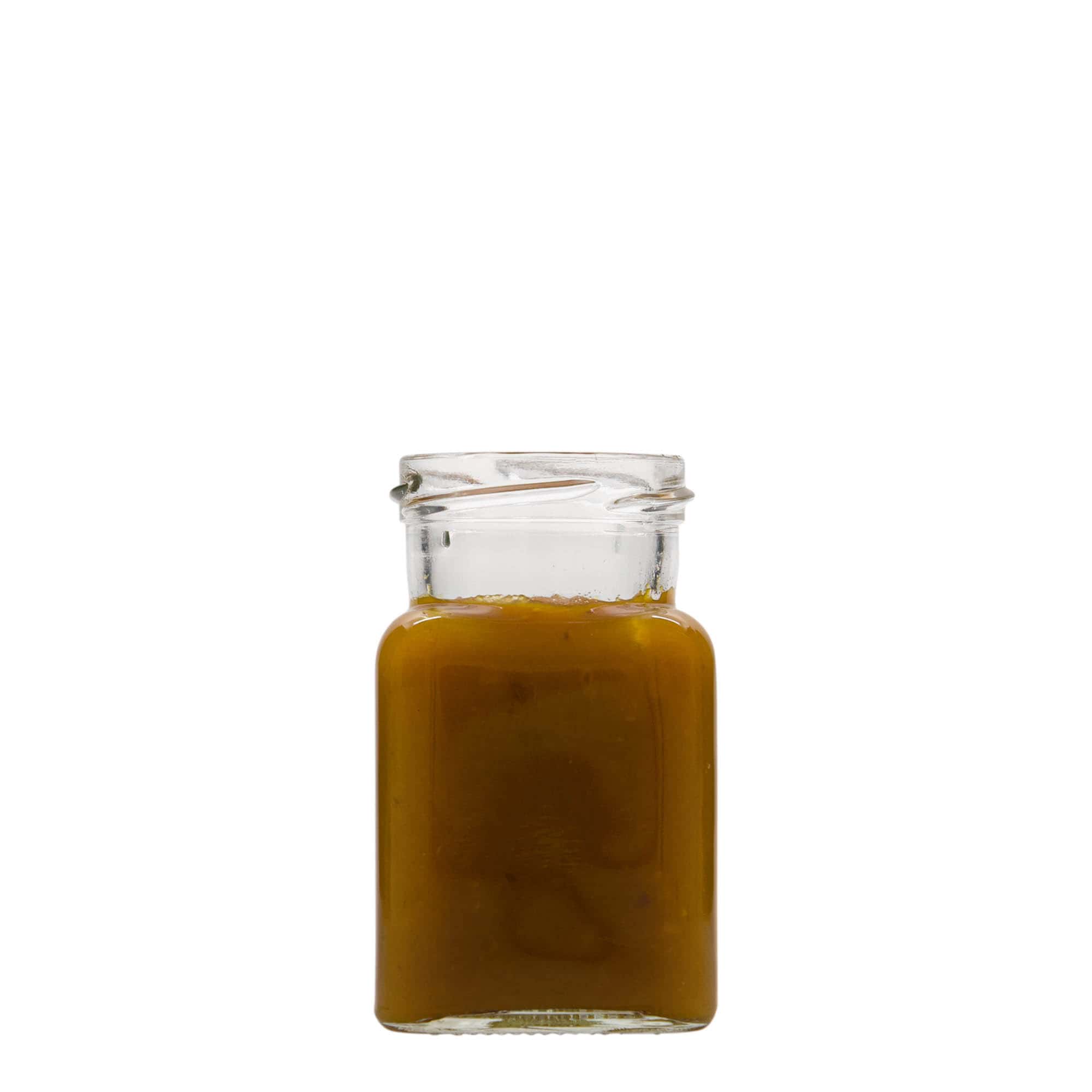 150 ml kvadratni kozarec, odprtina: Twist-Off (TO 53)