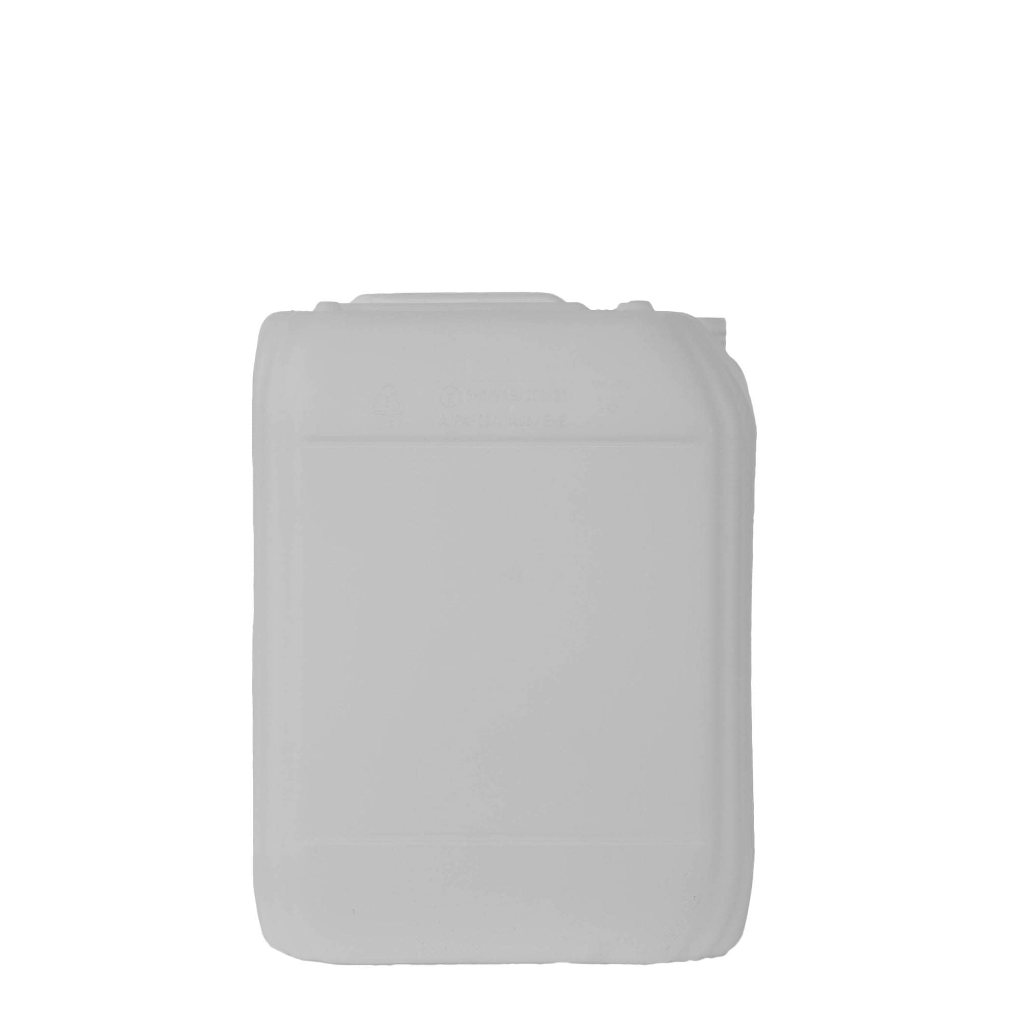 20 l kanister, pravokotni, plastika HDPE, naravna, ustje: ND 60 20 l kanister, pravokotni, plastika HDPE, naravna, ustje: ND 60