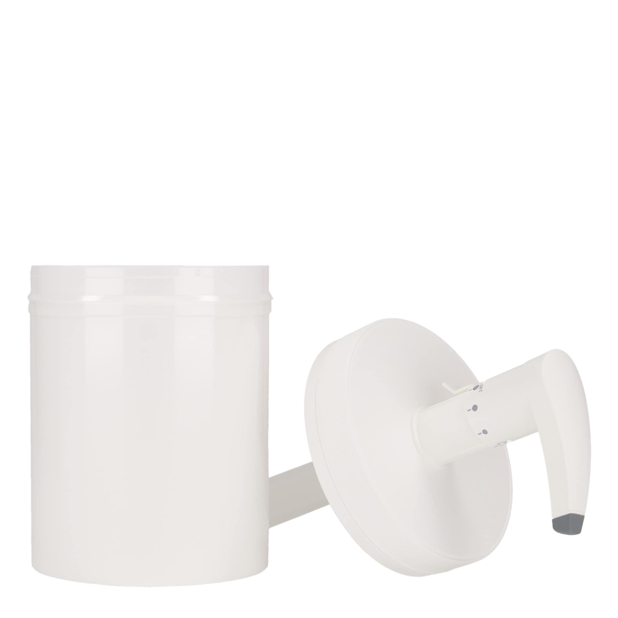 1.240 ml dozirna steklenica 'Securibox', PP-plastika, bela, odprtina: navojni pokrov