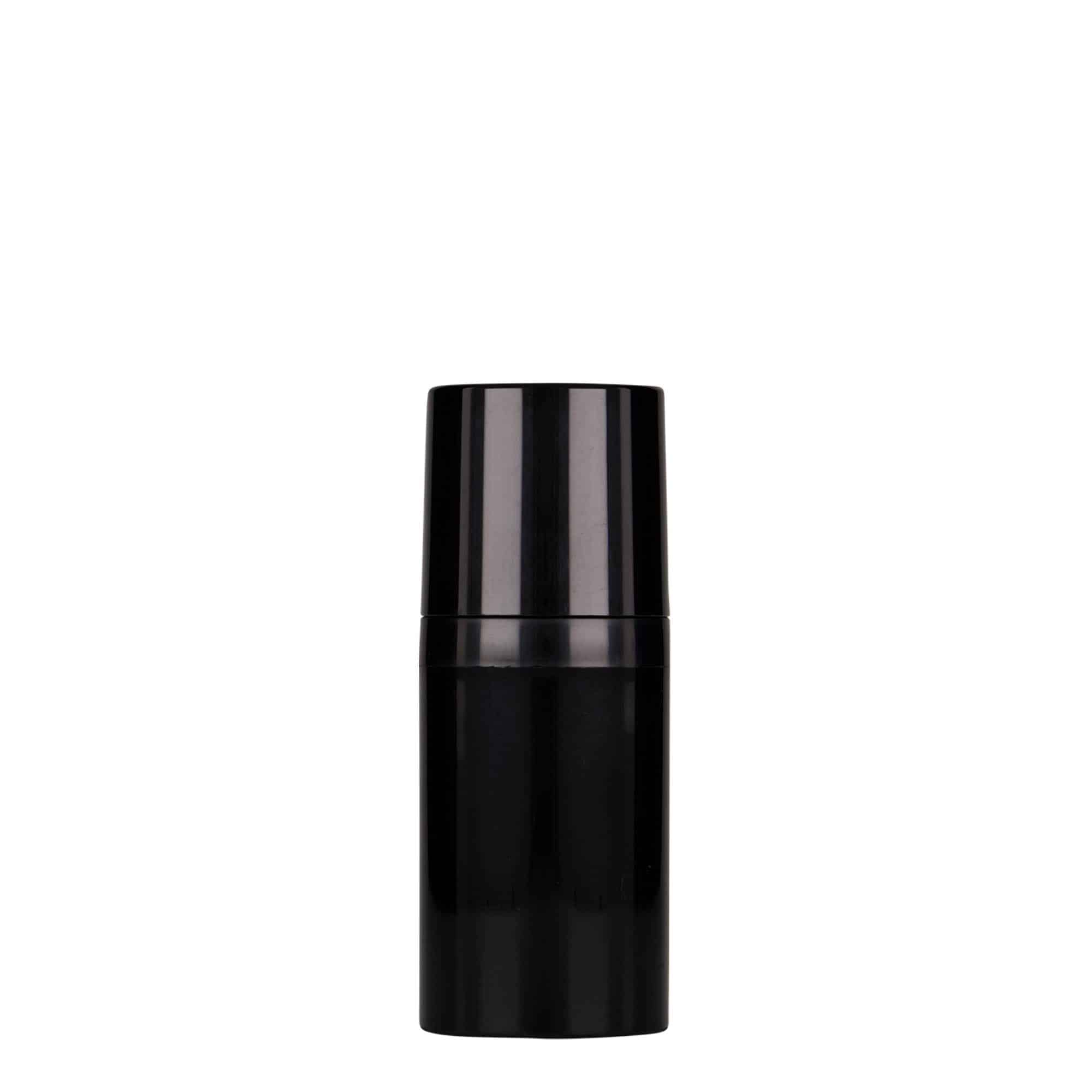 30 ml brezzračni dozirnik »Mezzo«, plastika PP, črna