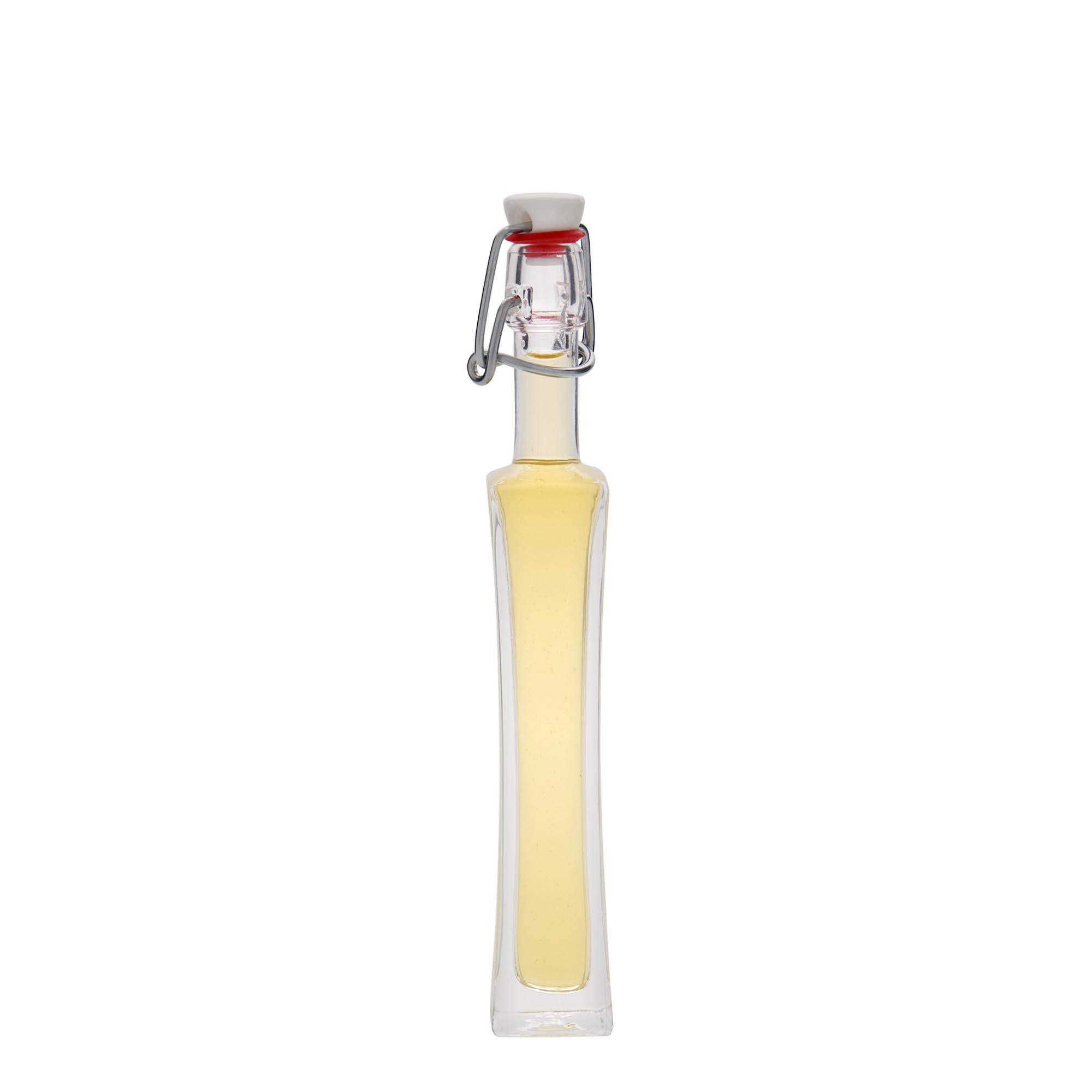 40 ml steklenička 'Koko', kvadratna, odprtina: s sponko 40 ml steklenička 'Koko', kvadratna, odprtina: s sponko
