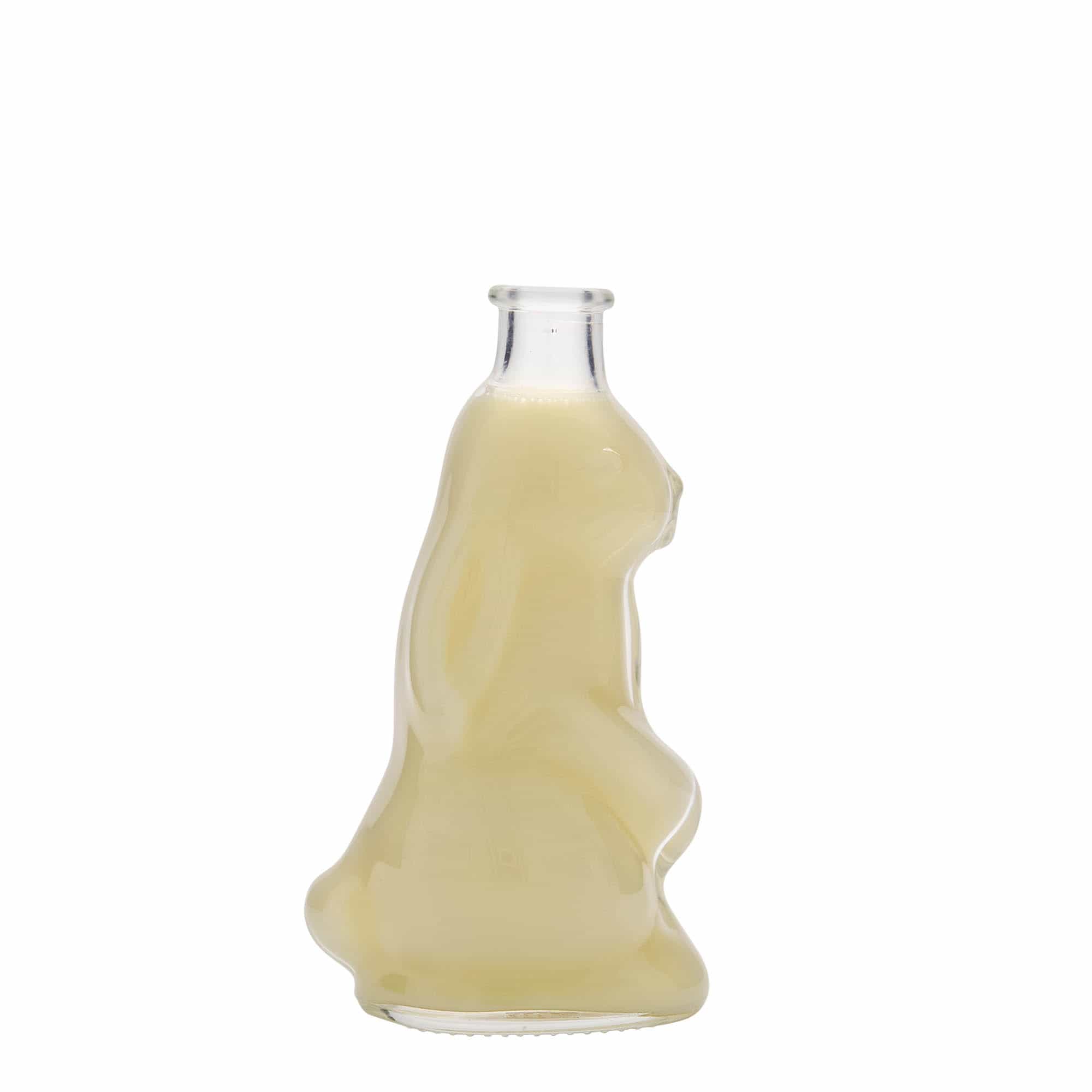 200 ml steklena steklenica »Zajec«, ustje: pluta