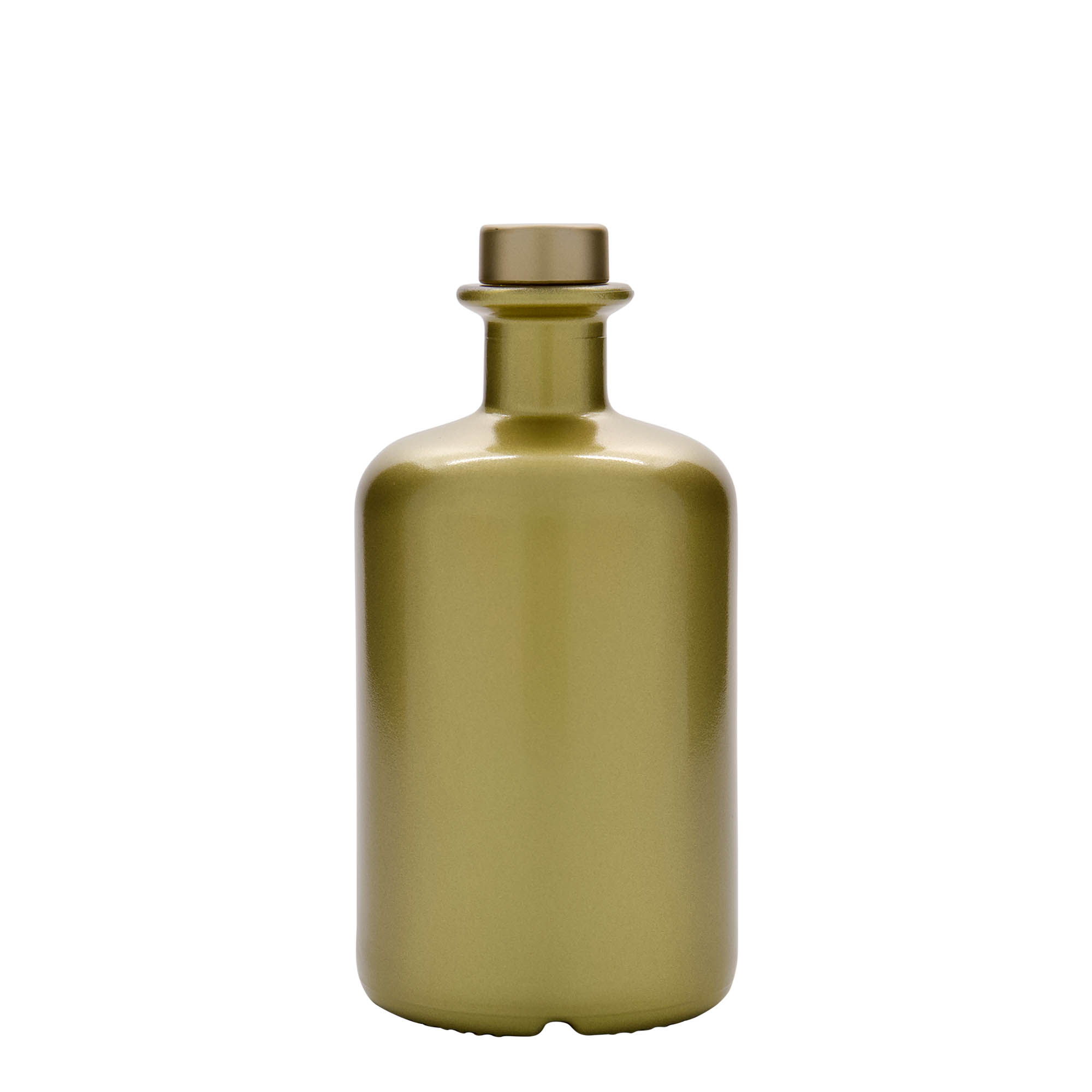500 ml steklenička za lekarno, zlata, odprtina: pluta