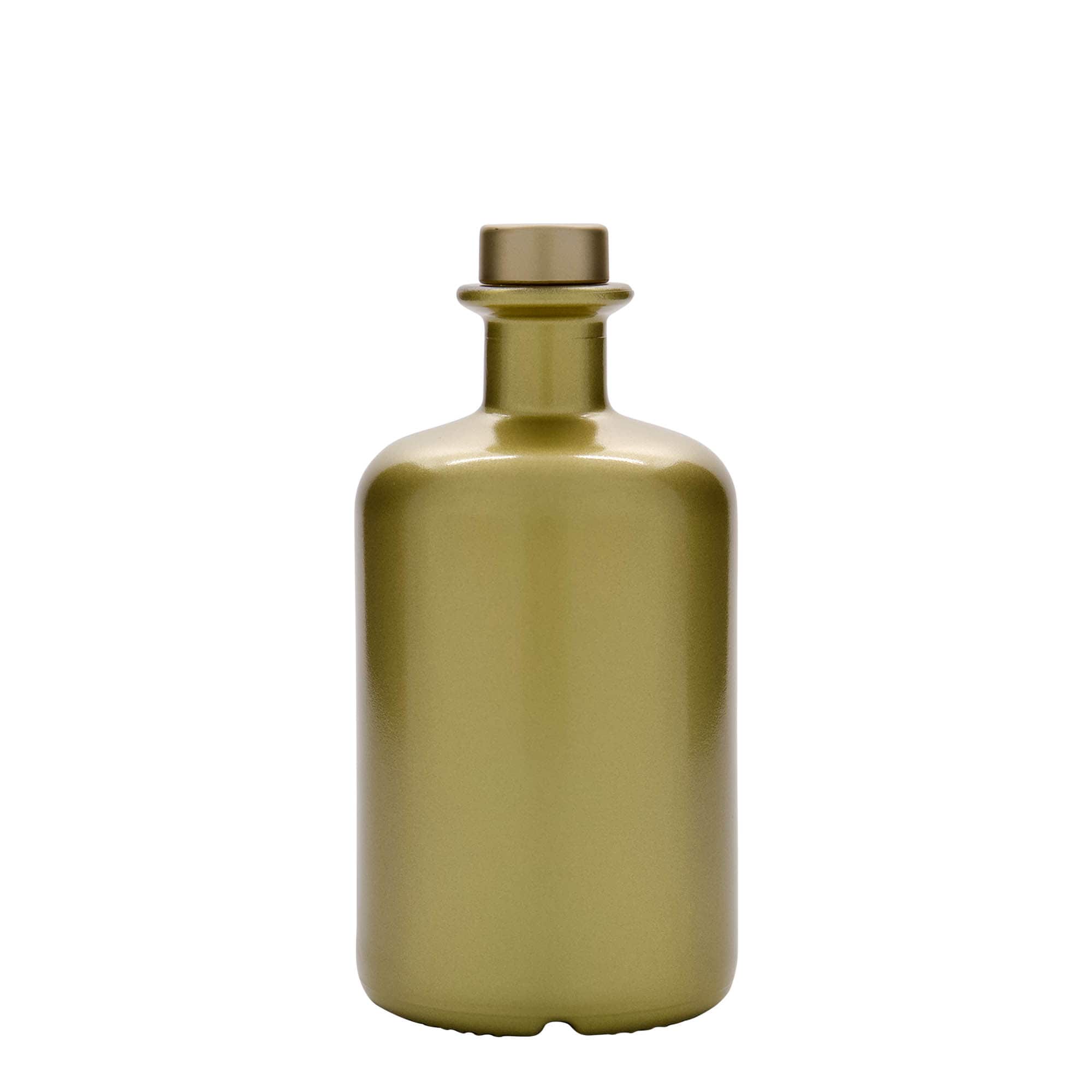 500 ml steklenička za lekarno, zlata, odprtina: pluta