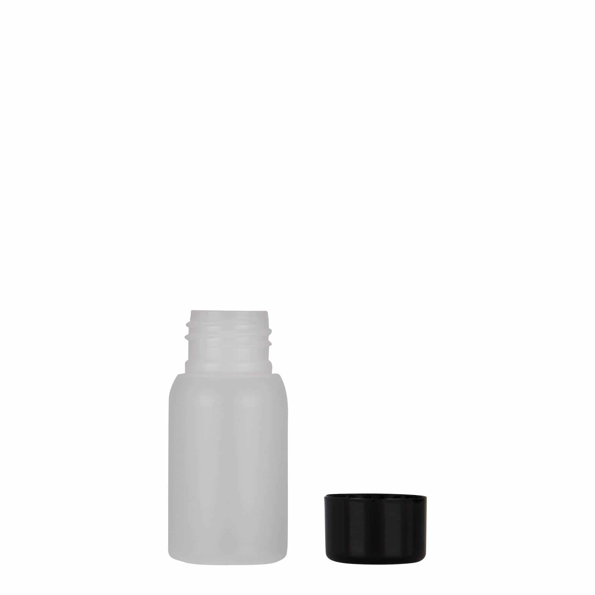 30 ml plastična steklenica »Tuffy«, HDPE, naravna, ustje: GPI 24/410