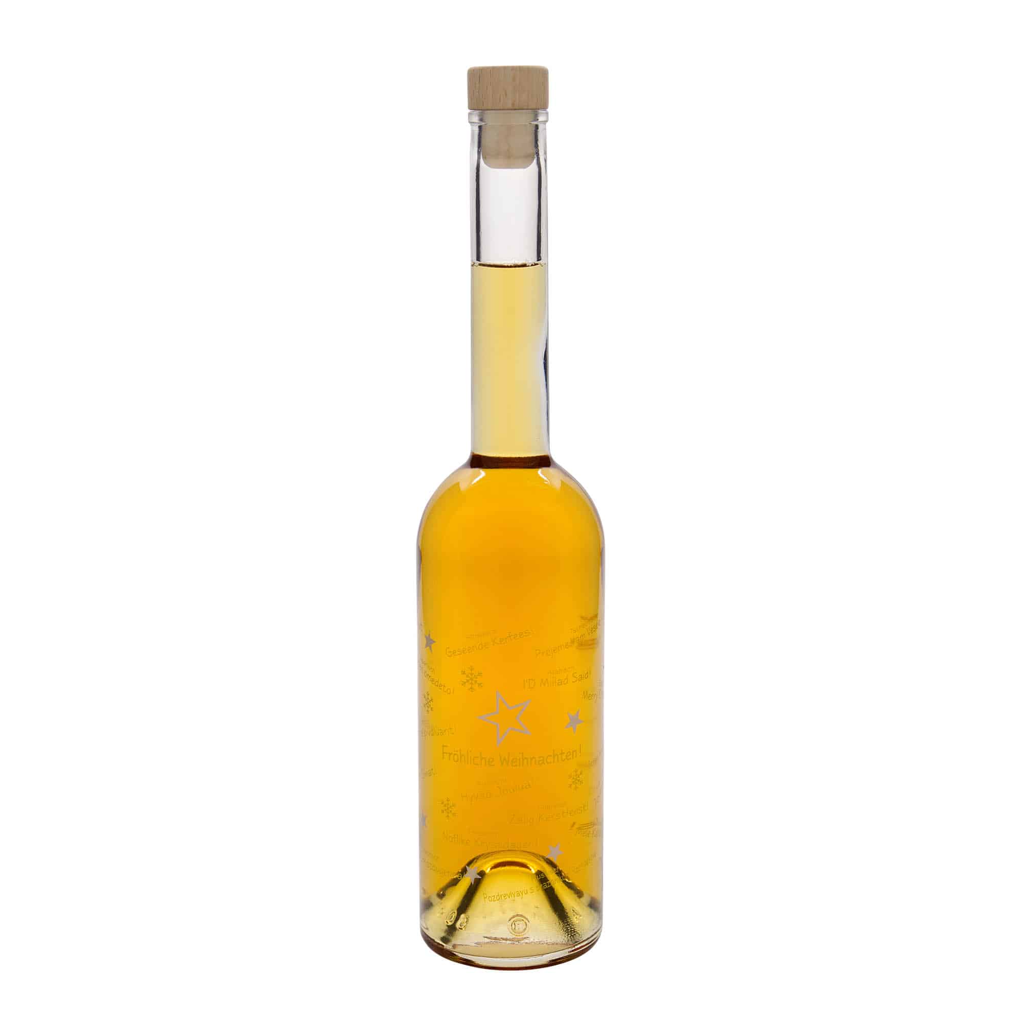 500 ml steklenica 'Opera', motiv: Božič po svetu, odprtina: zamašek