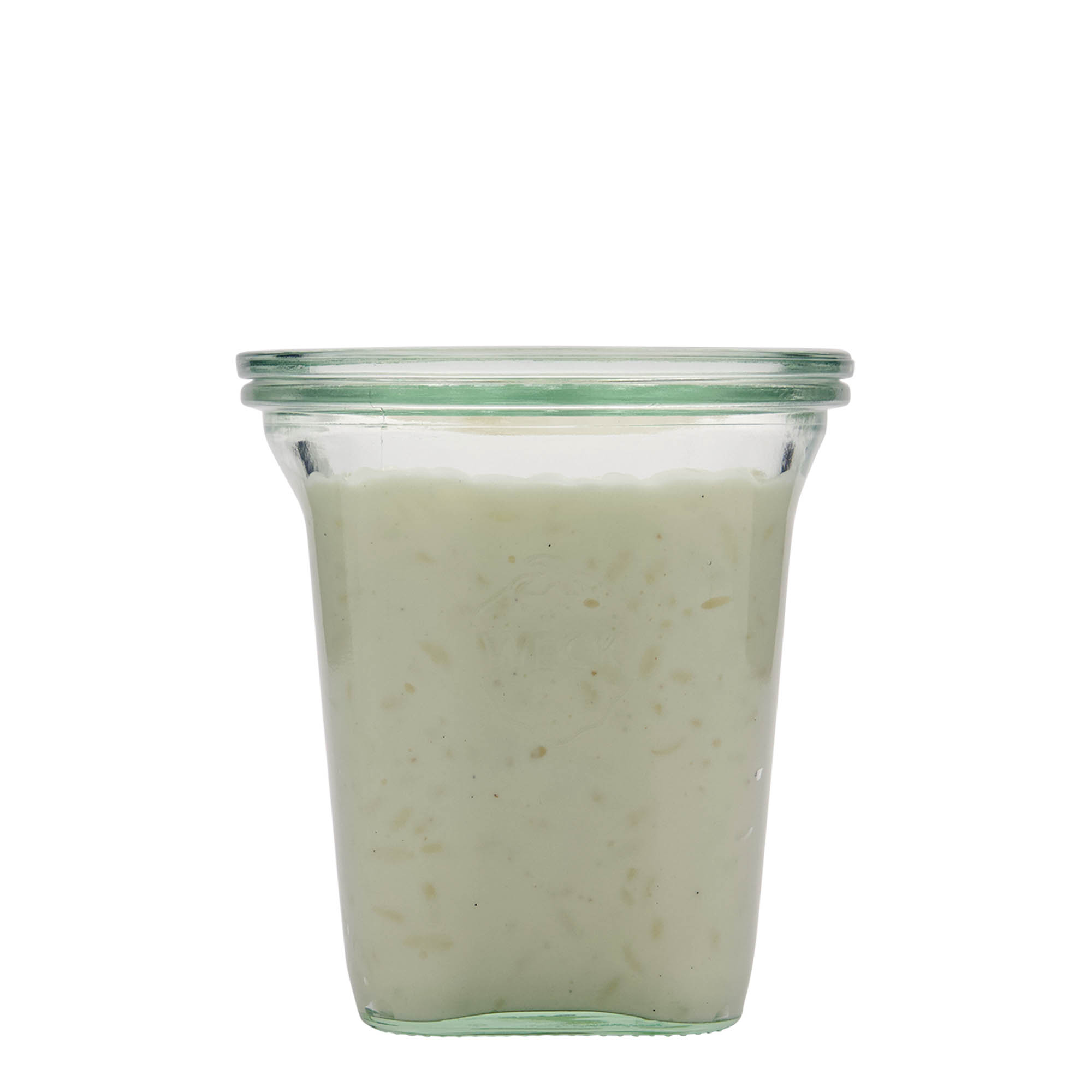 545 ml WECK-Quadro steklenica, kvadratna, odprtina: okrogla roba 545 ml WECK-Quadro steklenica, kvadratna, odprtina: okrogla roba