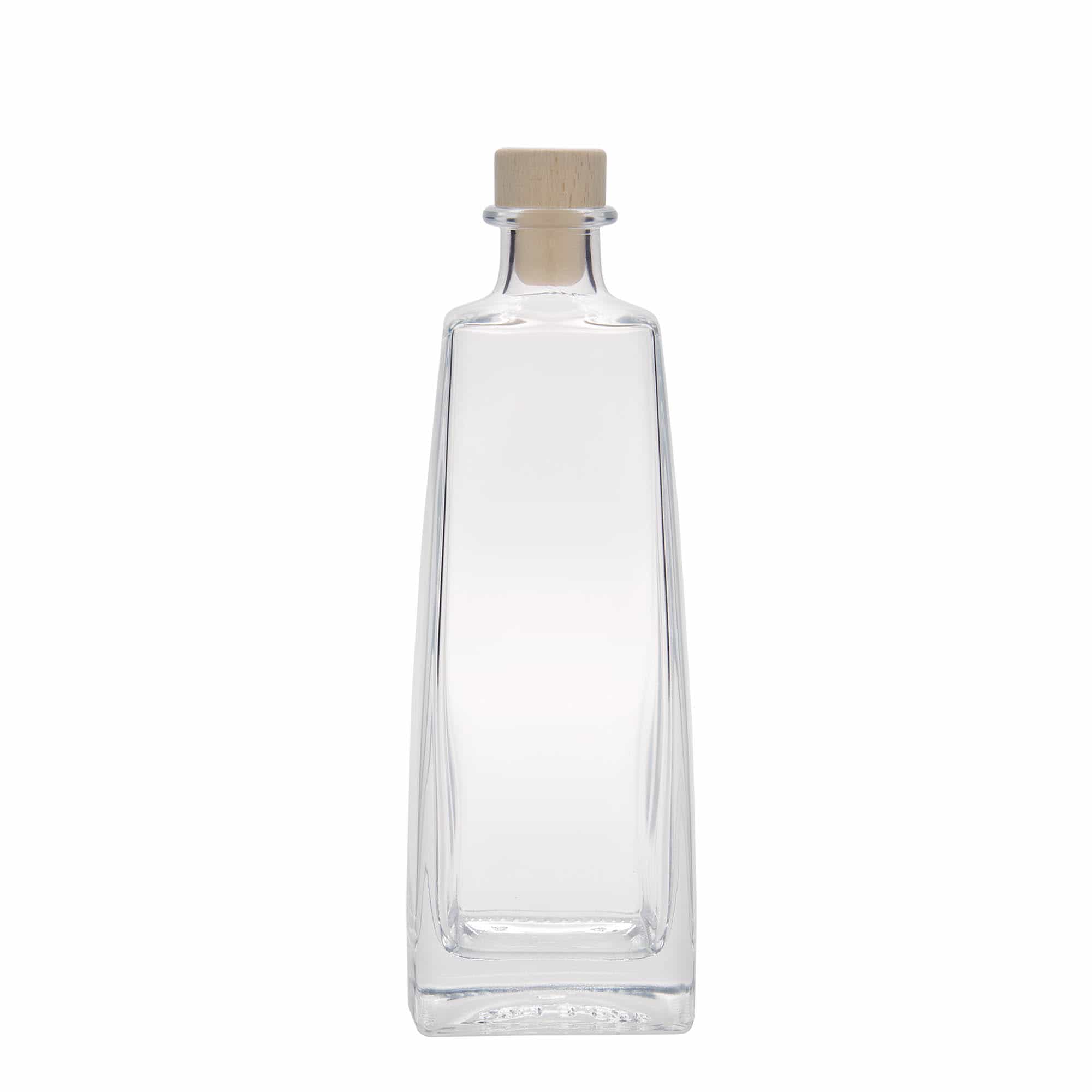 500 ml steklena steklenica »Timmy«, pravokotna, ustje: pluta