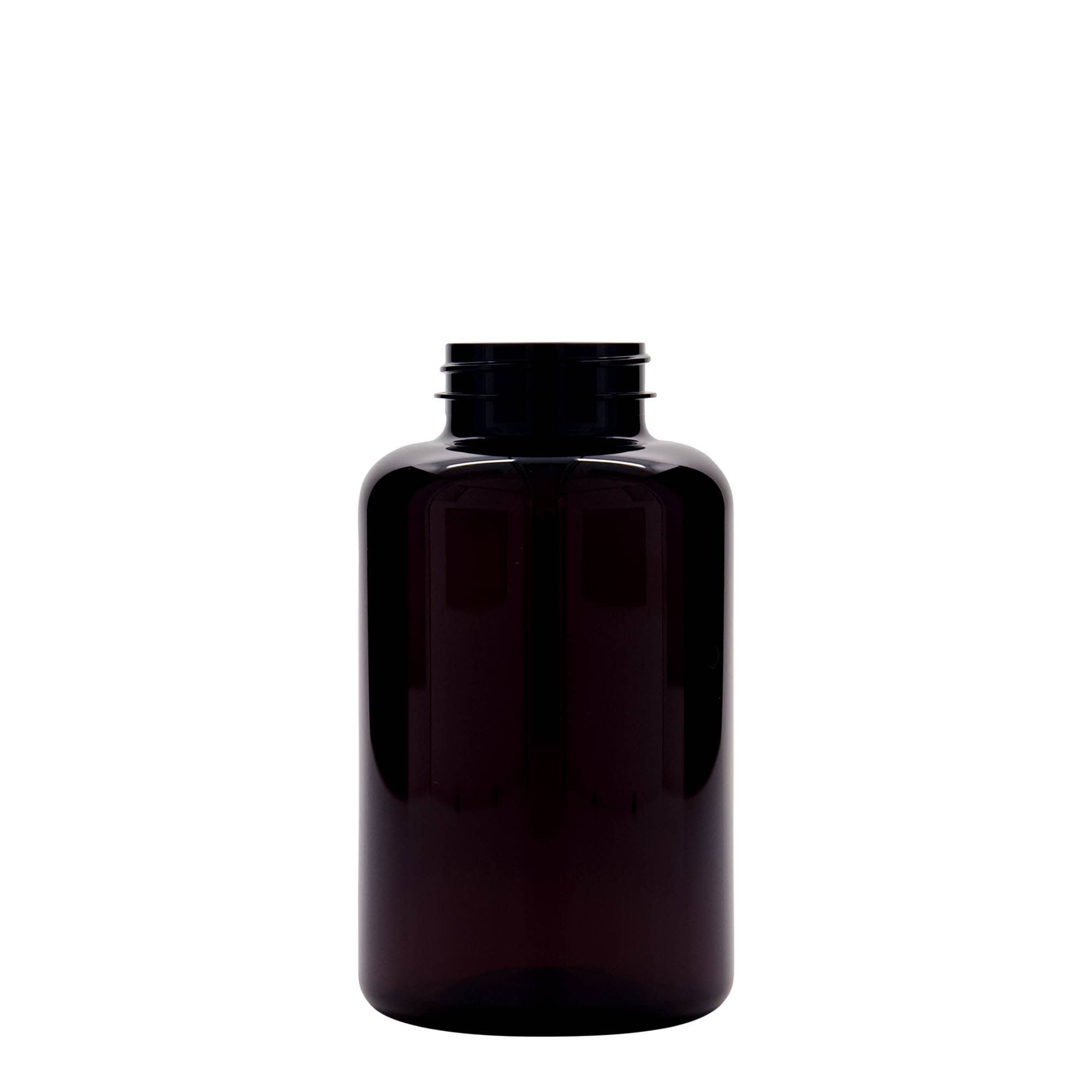 500 ml pakirna posodica PET, plastika, rjava, ustje: GPI 45/400 500 ml pakirna posodica PET, plastika, rjava, ustje: GPI 45/400