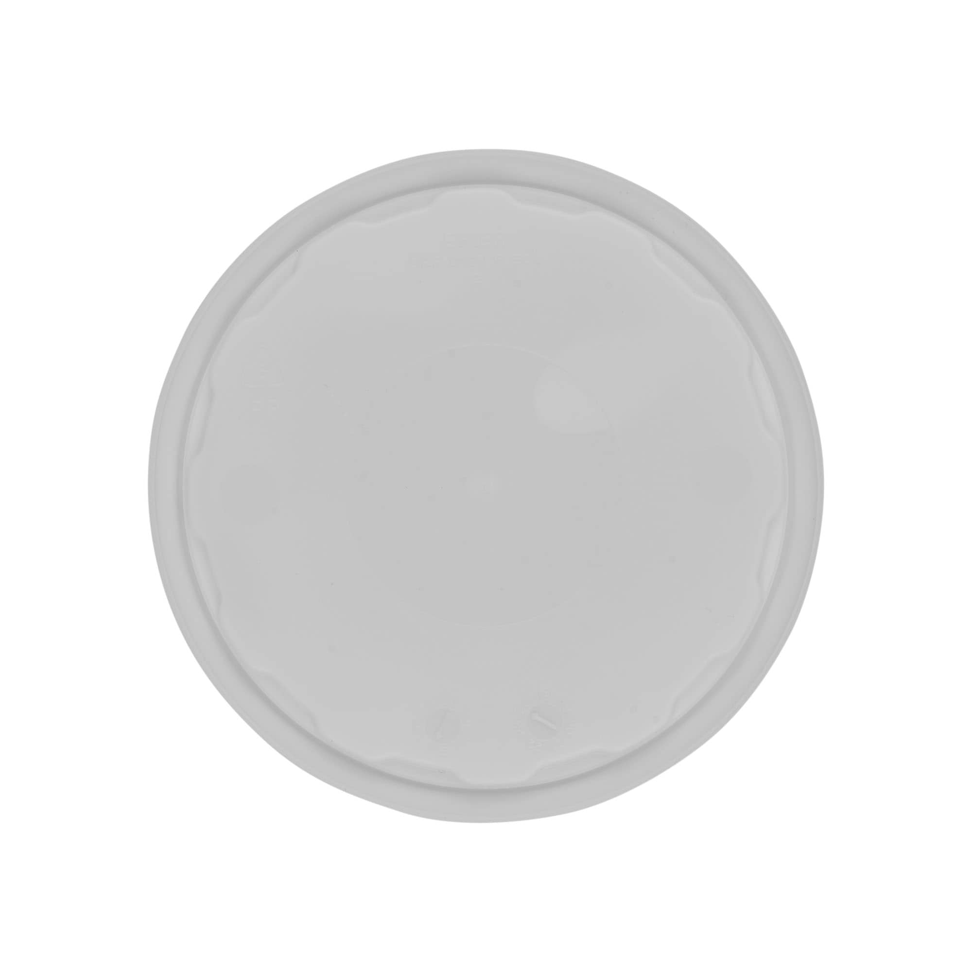 Pokrov za 1 l vedro, PP plastika, bel
