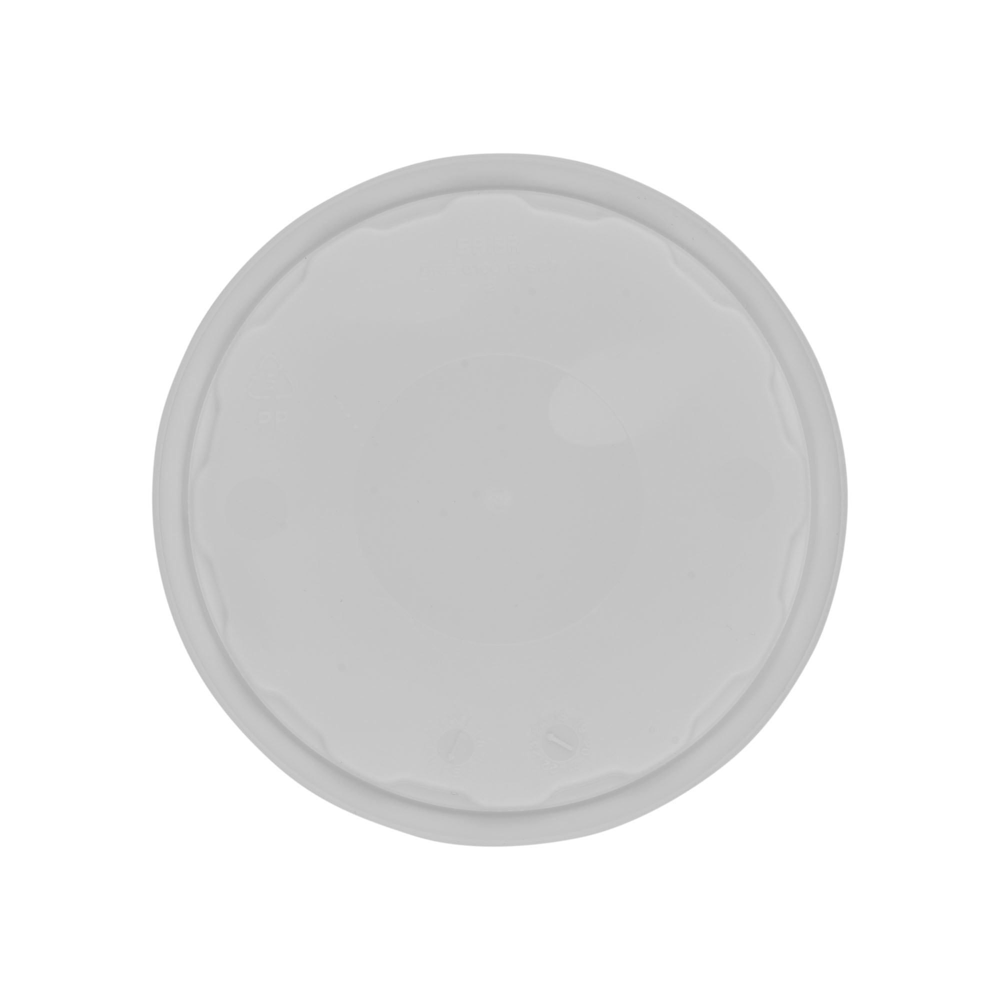 Pokrov za 1 l vedro, PP plastika, bel