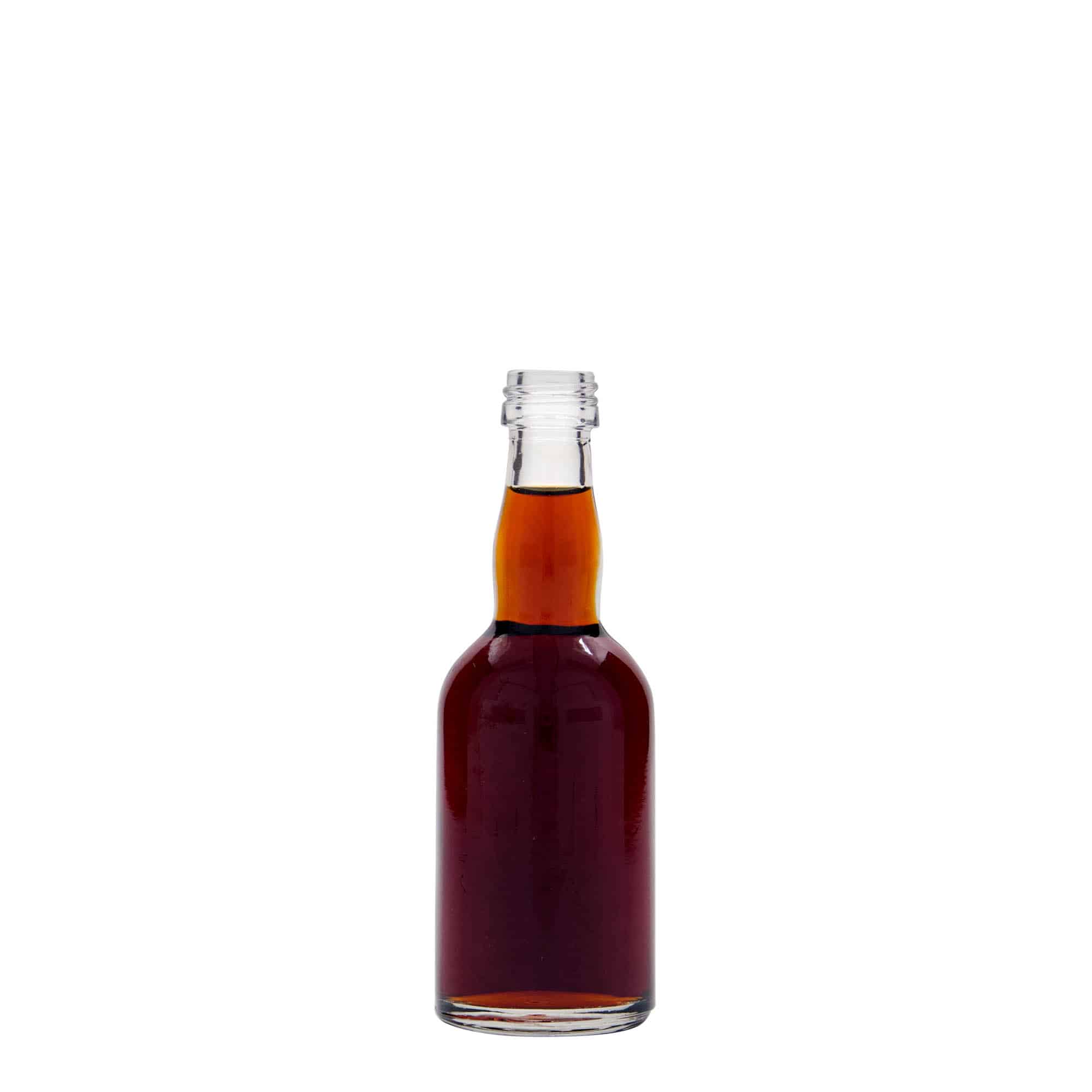 50 ml steklena steklenica »Proba«, ustje: PP 18