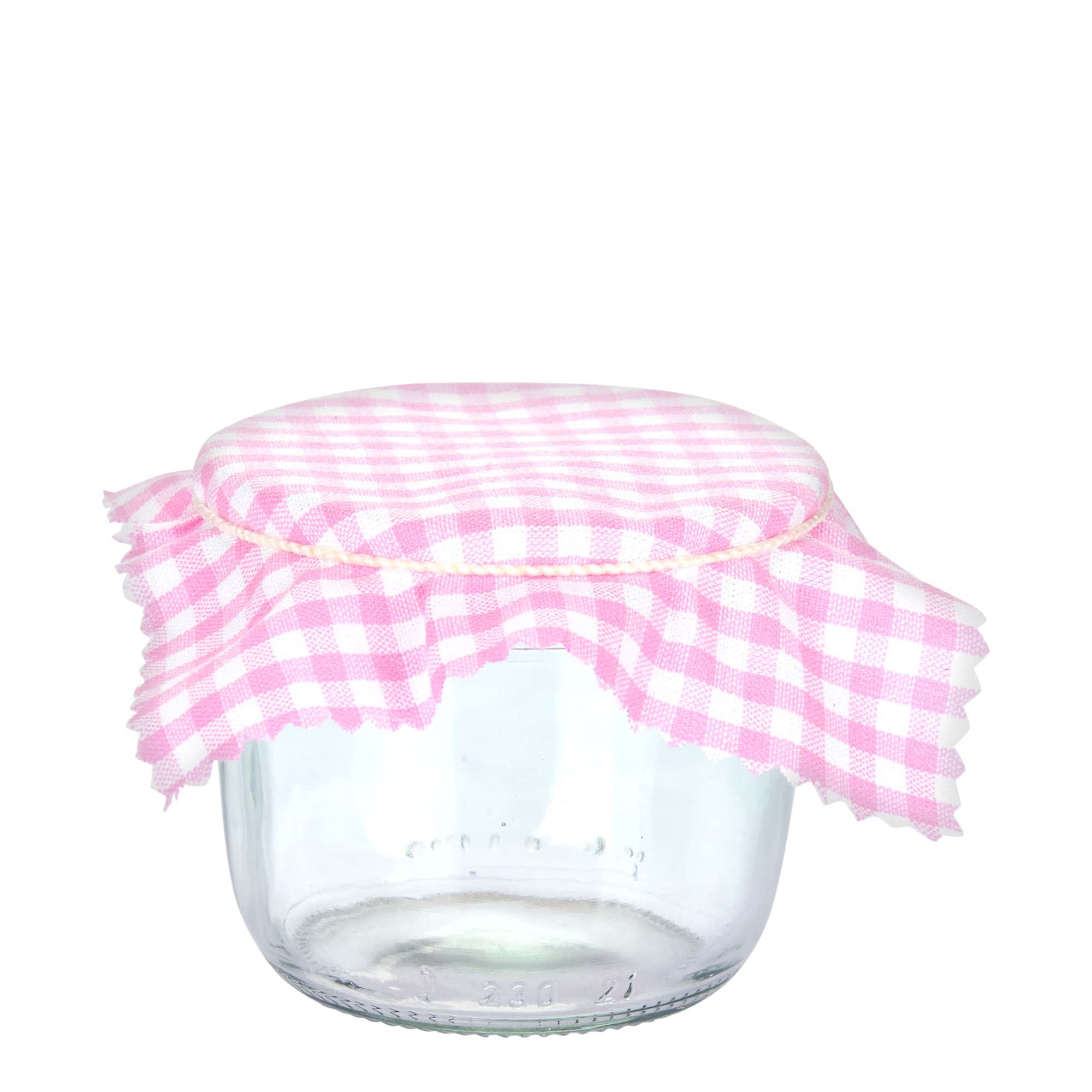 Tkaninska prtiček karo vzorec 12x12, kvadratna oblika, tekstil, roza, odprtina: TO38-TO53