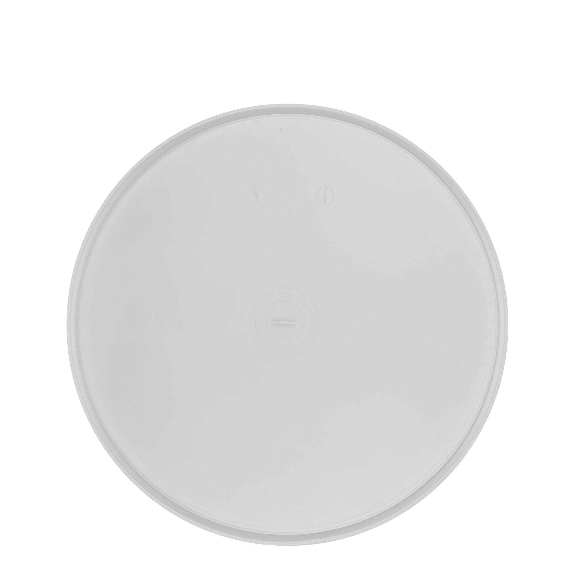 Pokrov za 20 l vedro, PP plastika, bela
