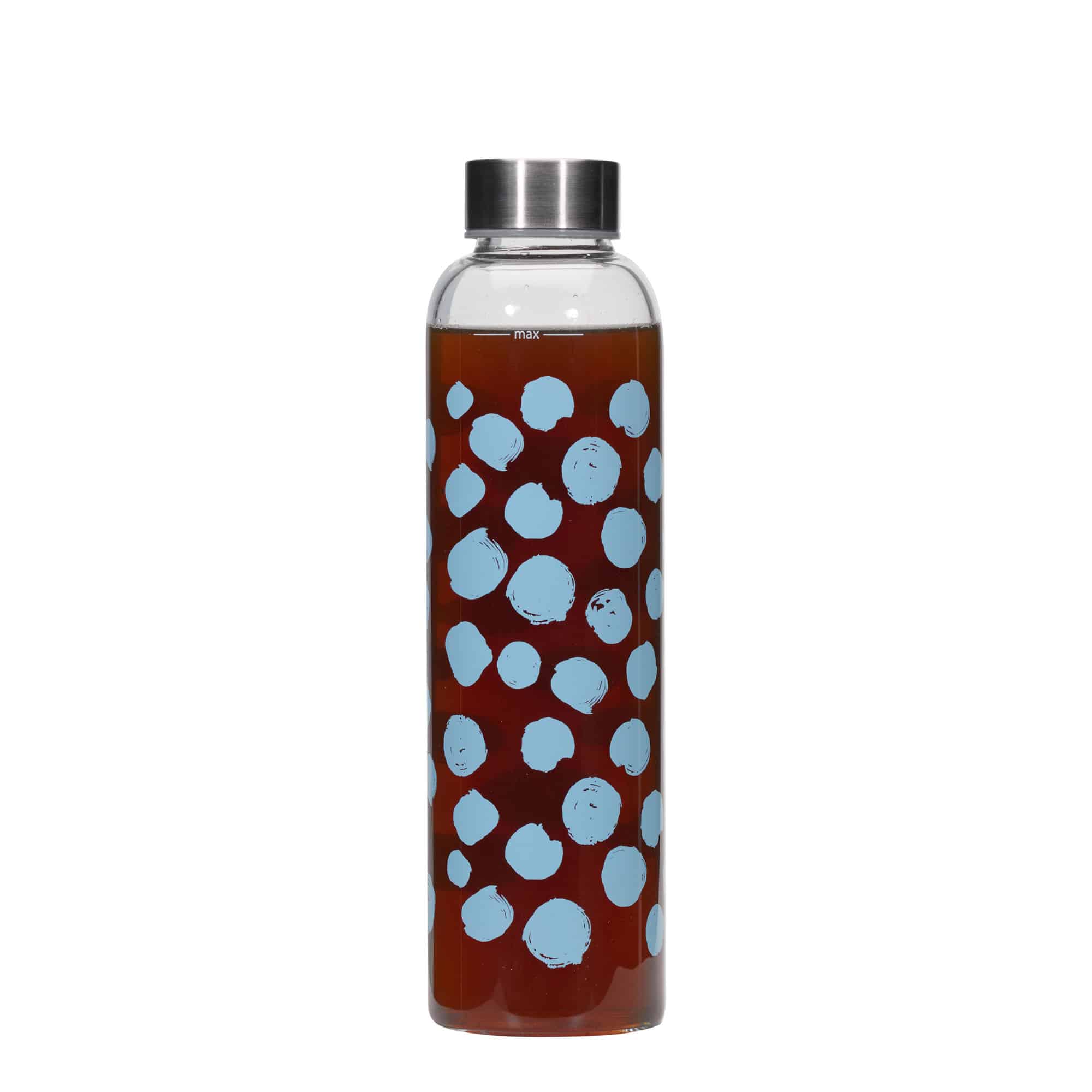 500 ml steklenica za pijačo 'Perseus - modre pike', odprtina: navojni zamašek