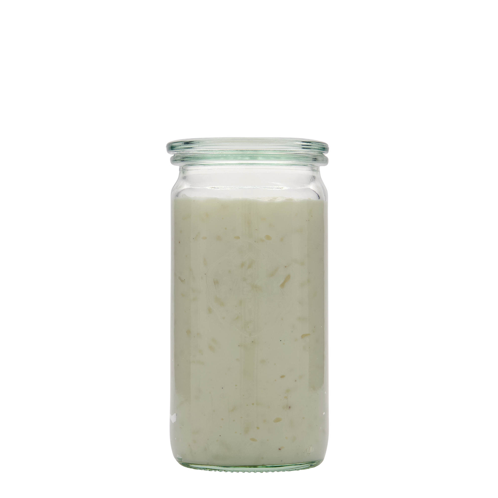 340 ml WECK valjasta steklenica, odprtina: okrogla roba 340 ml WECK valjasta steklenica, odprtina: okrogla roba