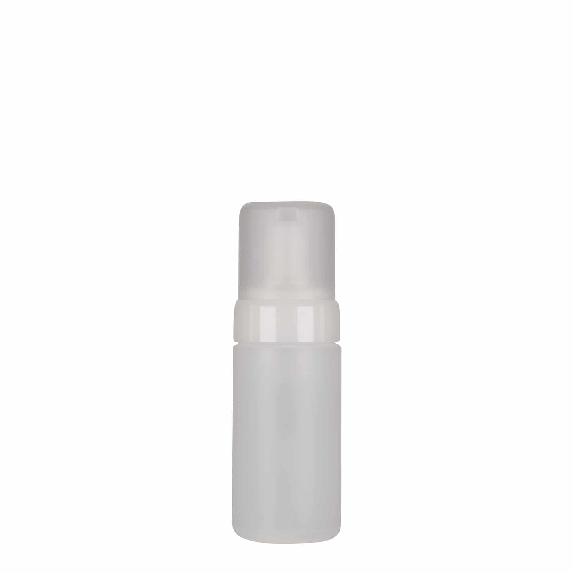 100 ml dozirna steklenička 'Foamer', PE-plastika, naravna, odprtina: navojni zamašek