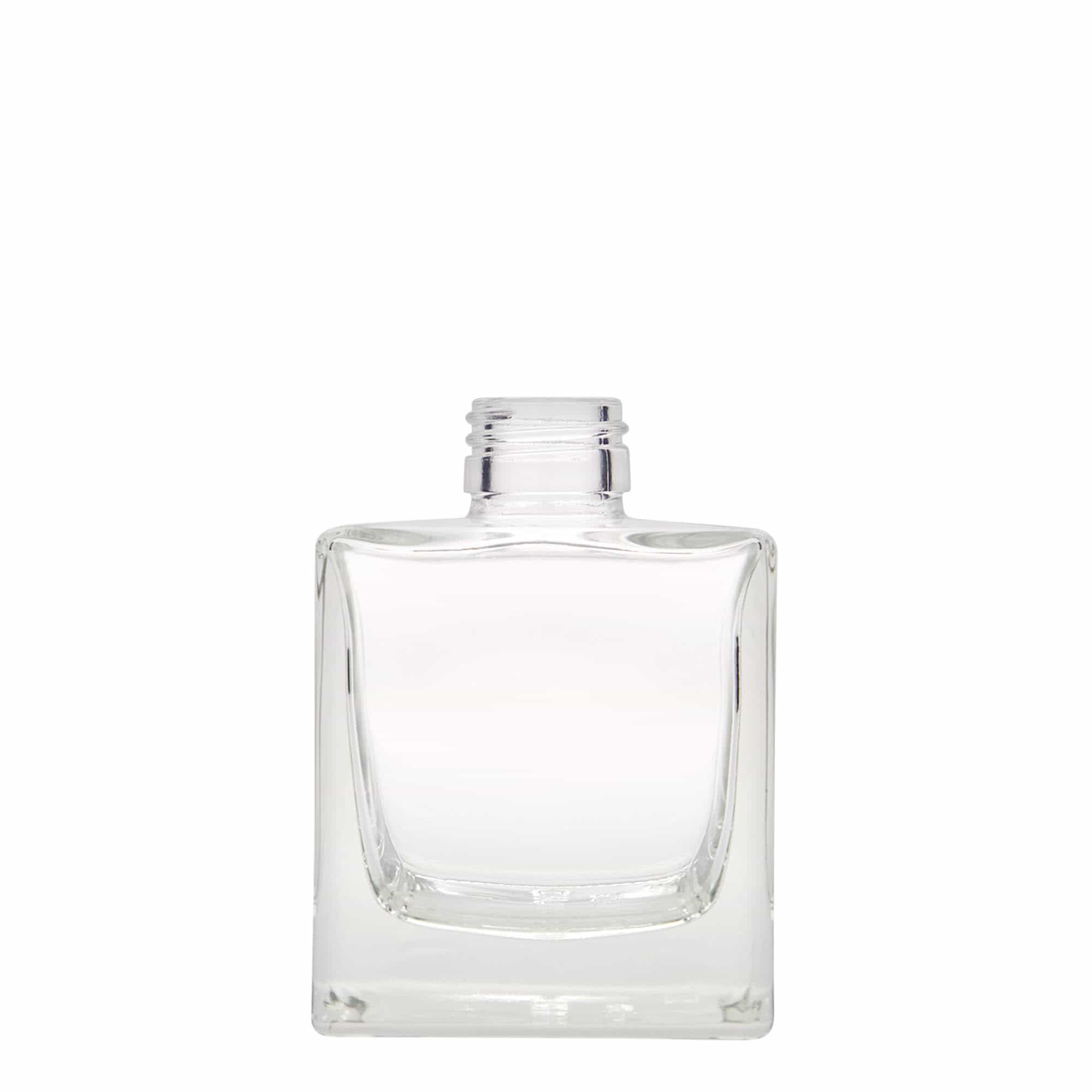 200 ml steklena steklenica »Cube«, kvadratna, ustje: PP 28 200 ml steklena steklenica »Cube«, kvadratna, ustje: PP 28