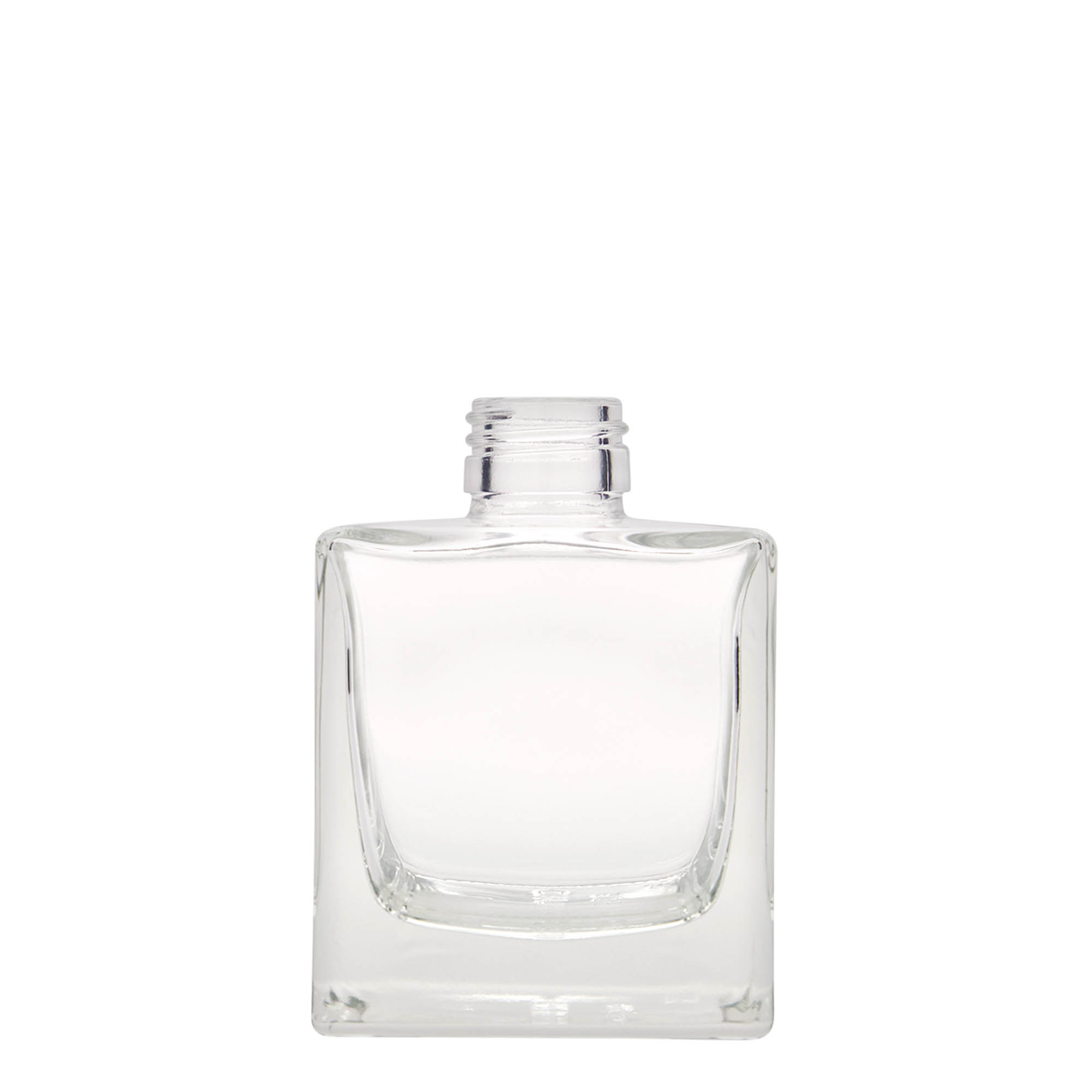 200 ml steklenička 'Cube', kvadratna, odprtina: PP 28