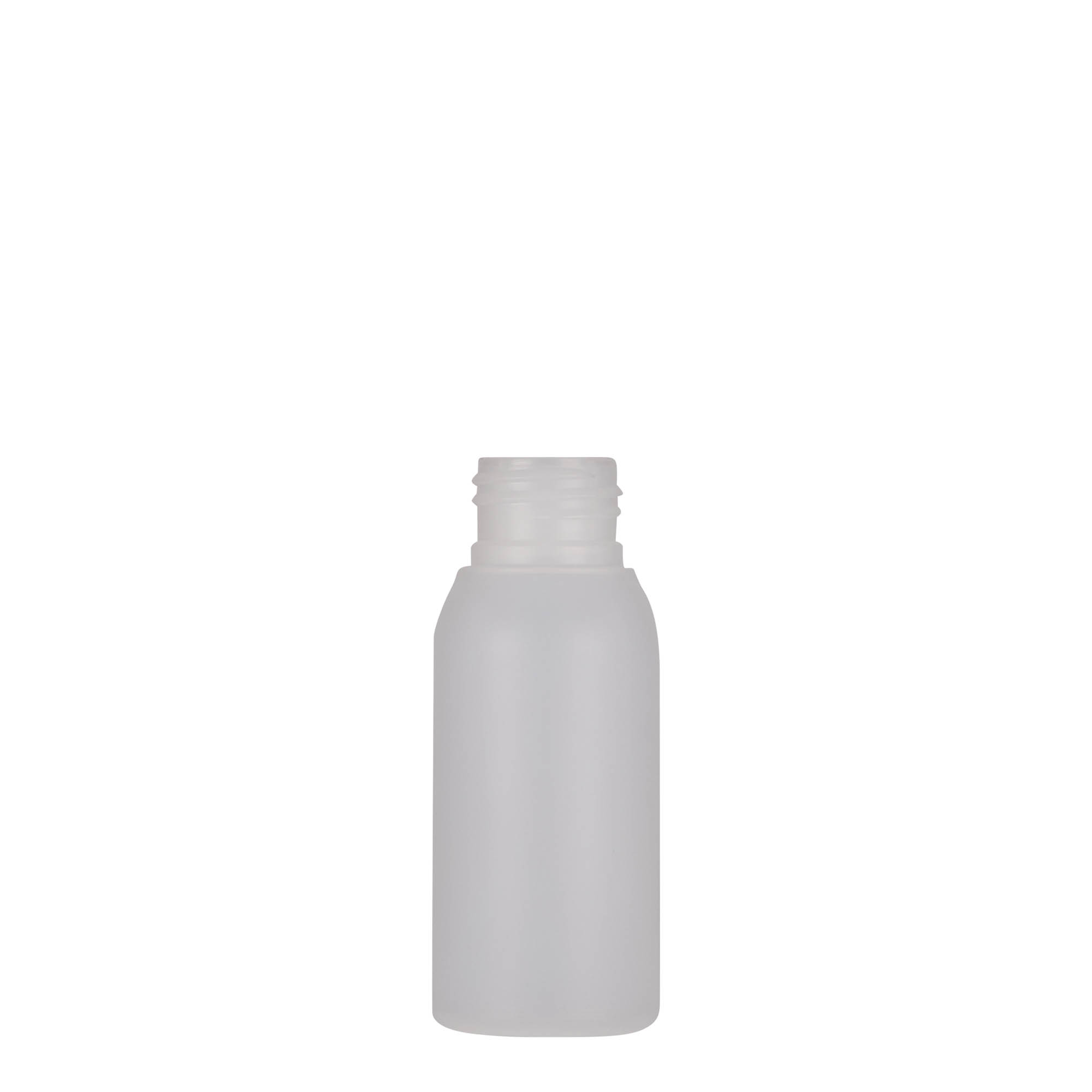50 ml plastična steklenička 'Tuffy', HDPE, naravna, odprtina: 24/410
