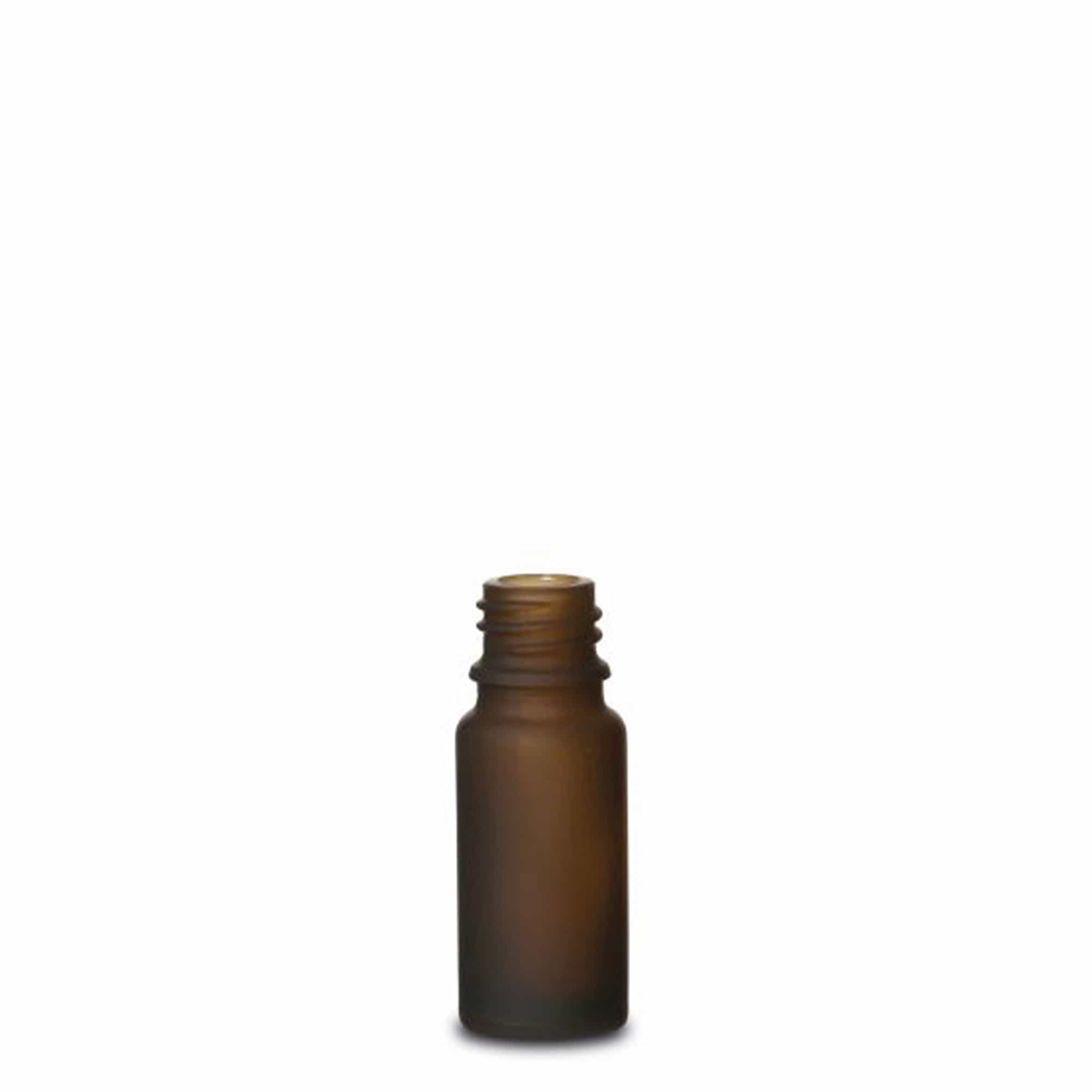 10ml medicinska steklenička, steklo, rjava mat, grlo: DIN 18 10ml medicinska steklenička, steklo, rjava mat, grlo: DIN 18