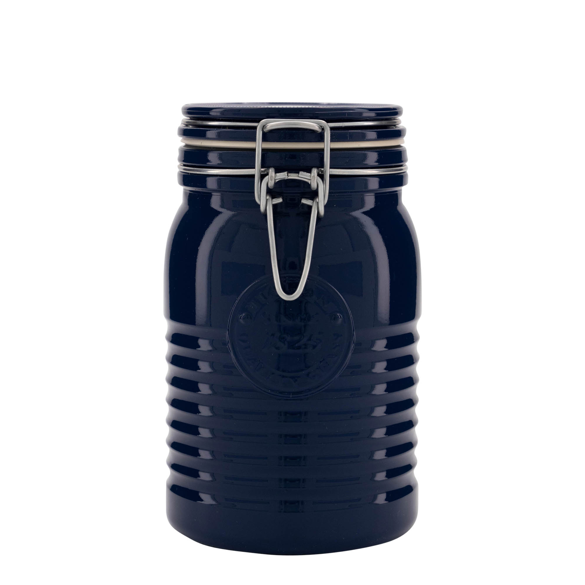 1.000 ml steklenica z žičnim zapiranjem 'Officina 1825', modra, odprtina: žično zapiranje 1.000 ml steklenica z žičnim zapiranjem 'Officina 1825', modra, odprtina: žično zapiranje