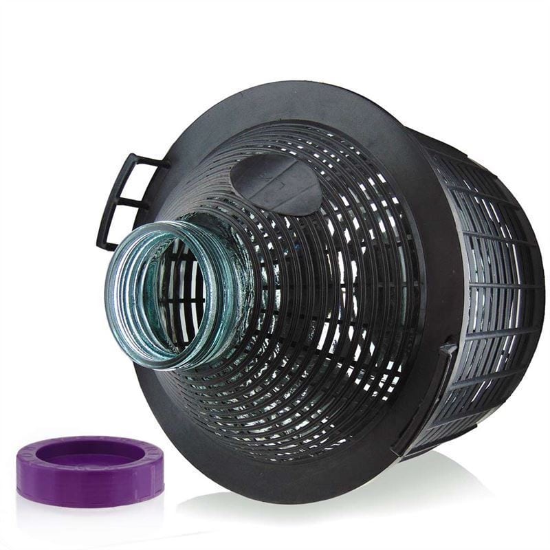 25 l balonska steklenica širokega grla, steklo, odprtina: navojni zamašek