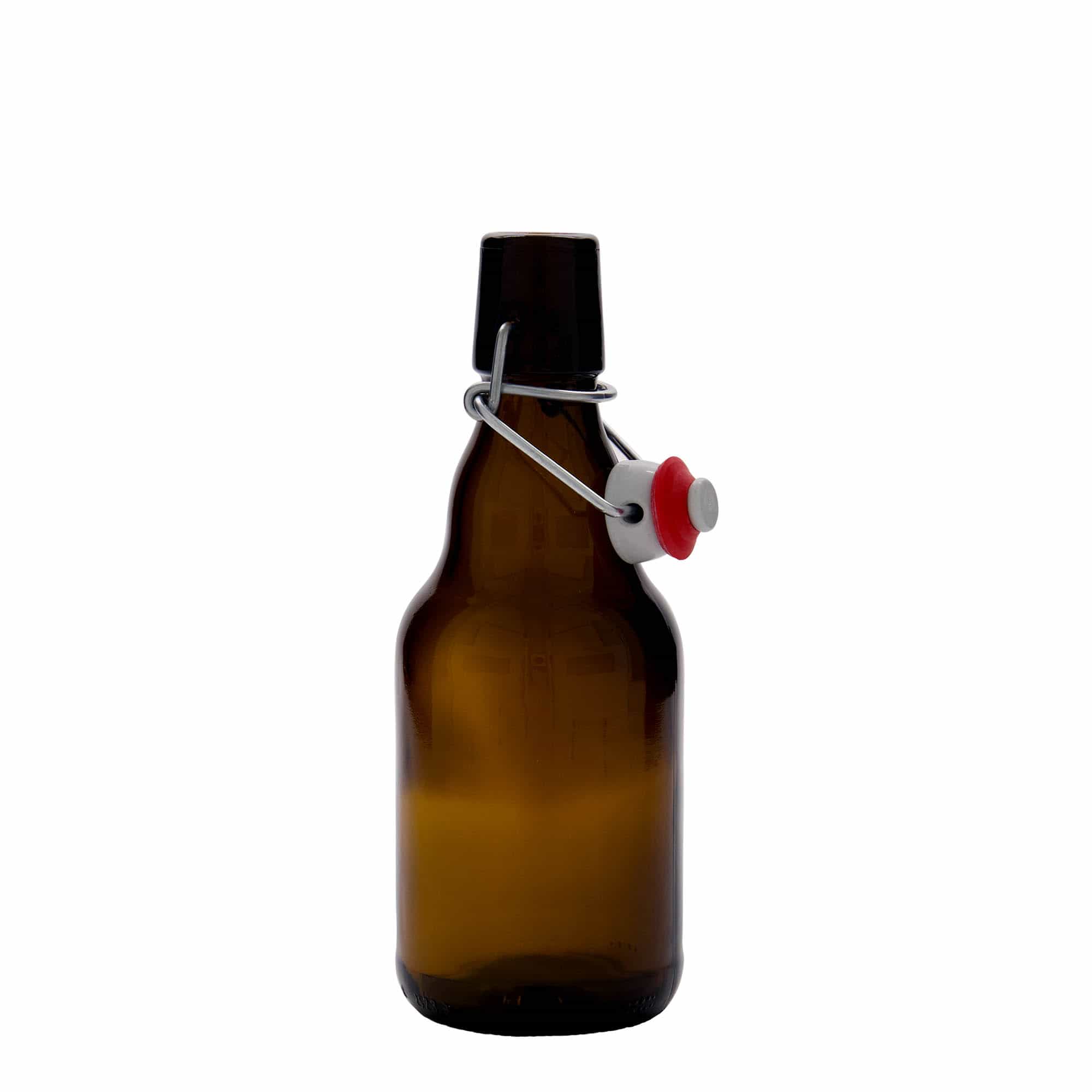 330 ml steklenica piva 'Steinie', steklo, rjava, odprtina: s sponko