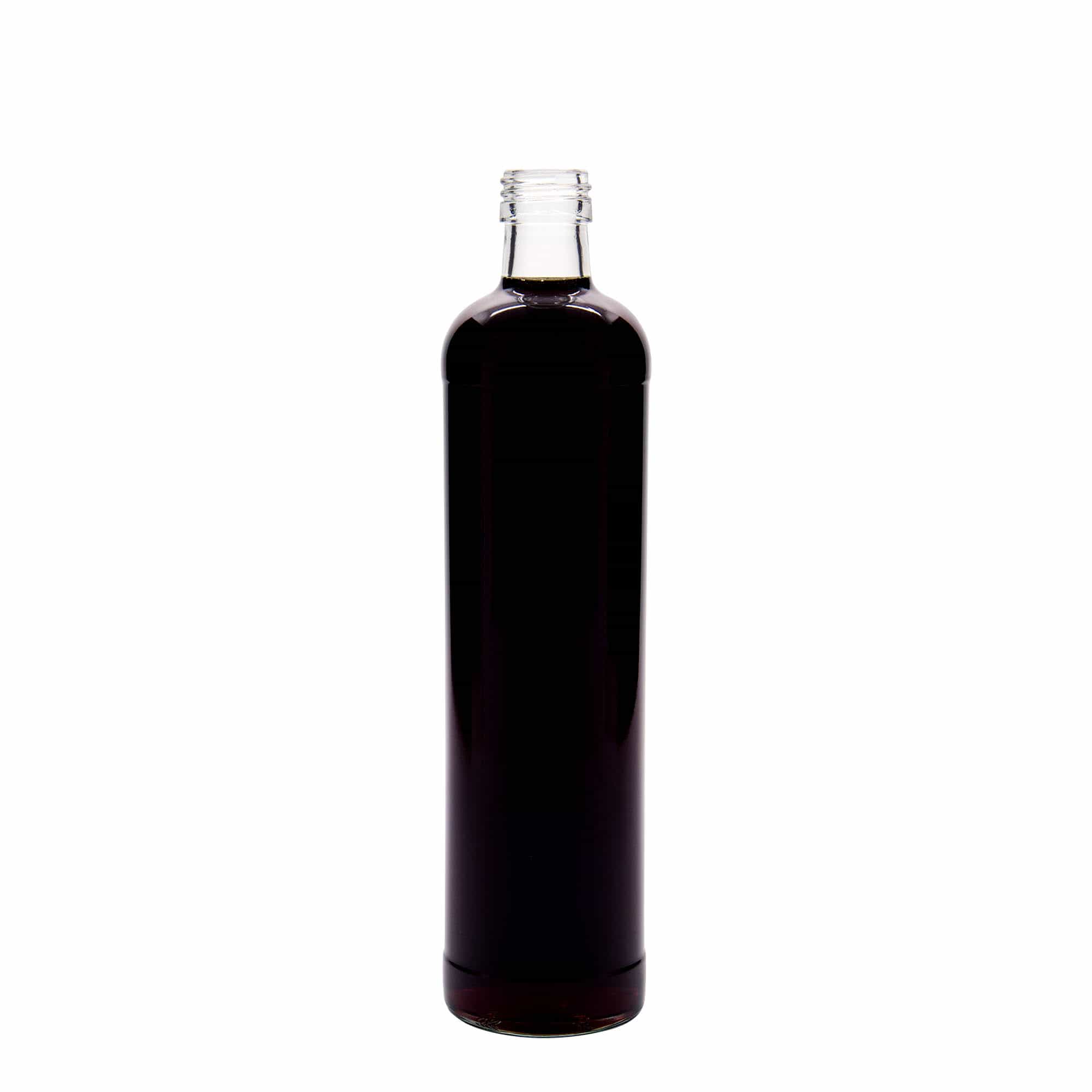 500 ml vrčasta steklenica, steklo, ustje: PP 28